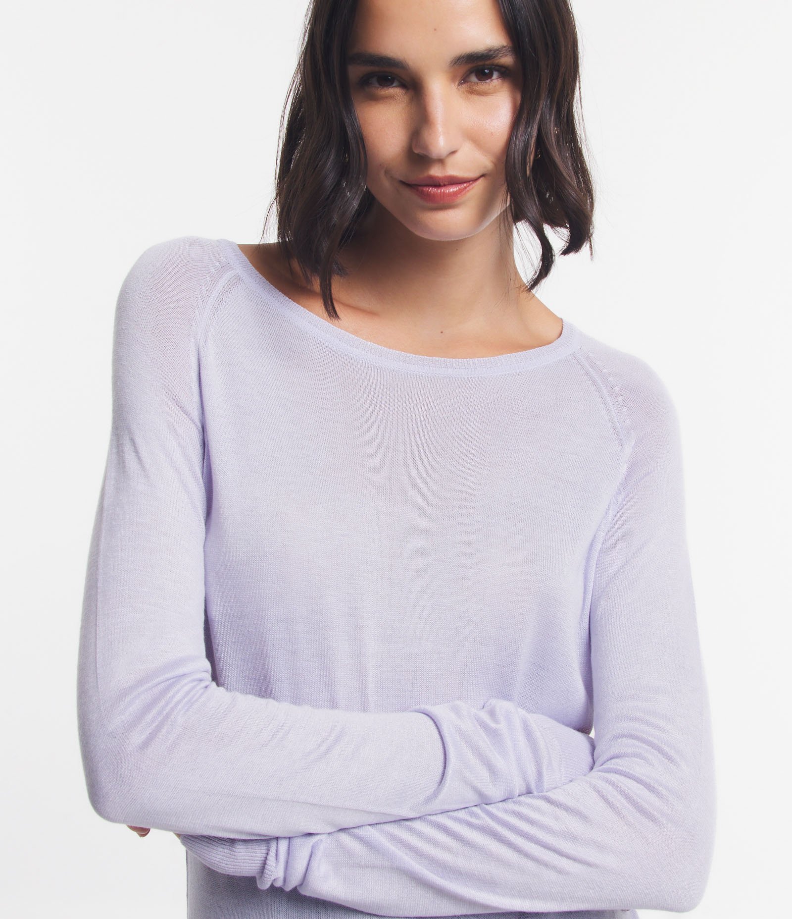 Suéter em Tricô com Gola Redonda 1