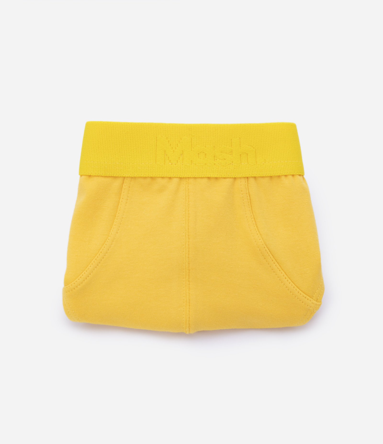 Cueca Slip em Meia Malha com Cós Elástico Mash Amarelo 2
