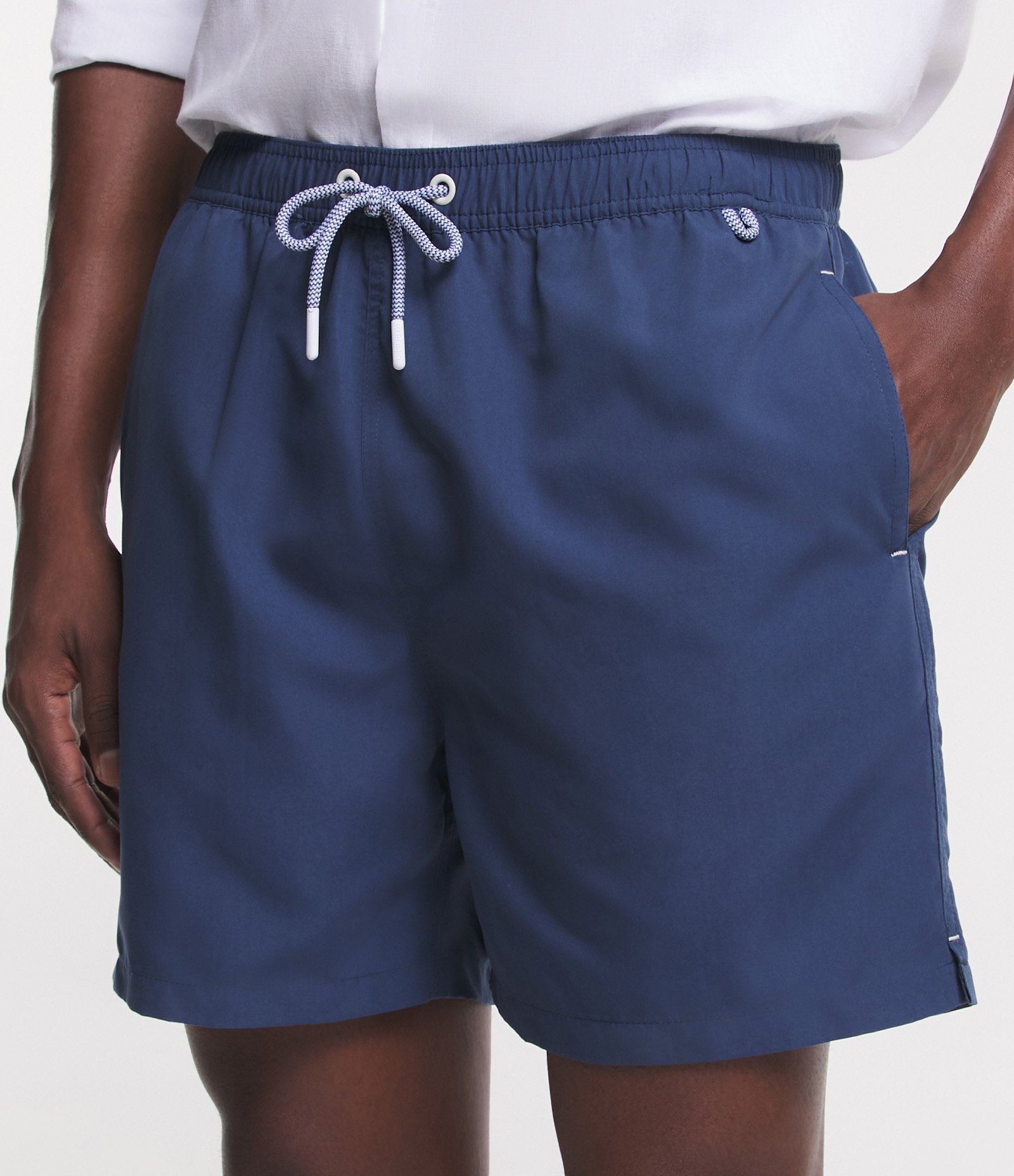 Bermuda de Banho em Peach Touch com Cós Elástico 2