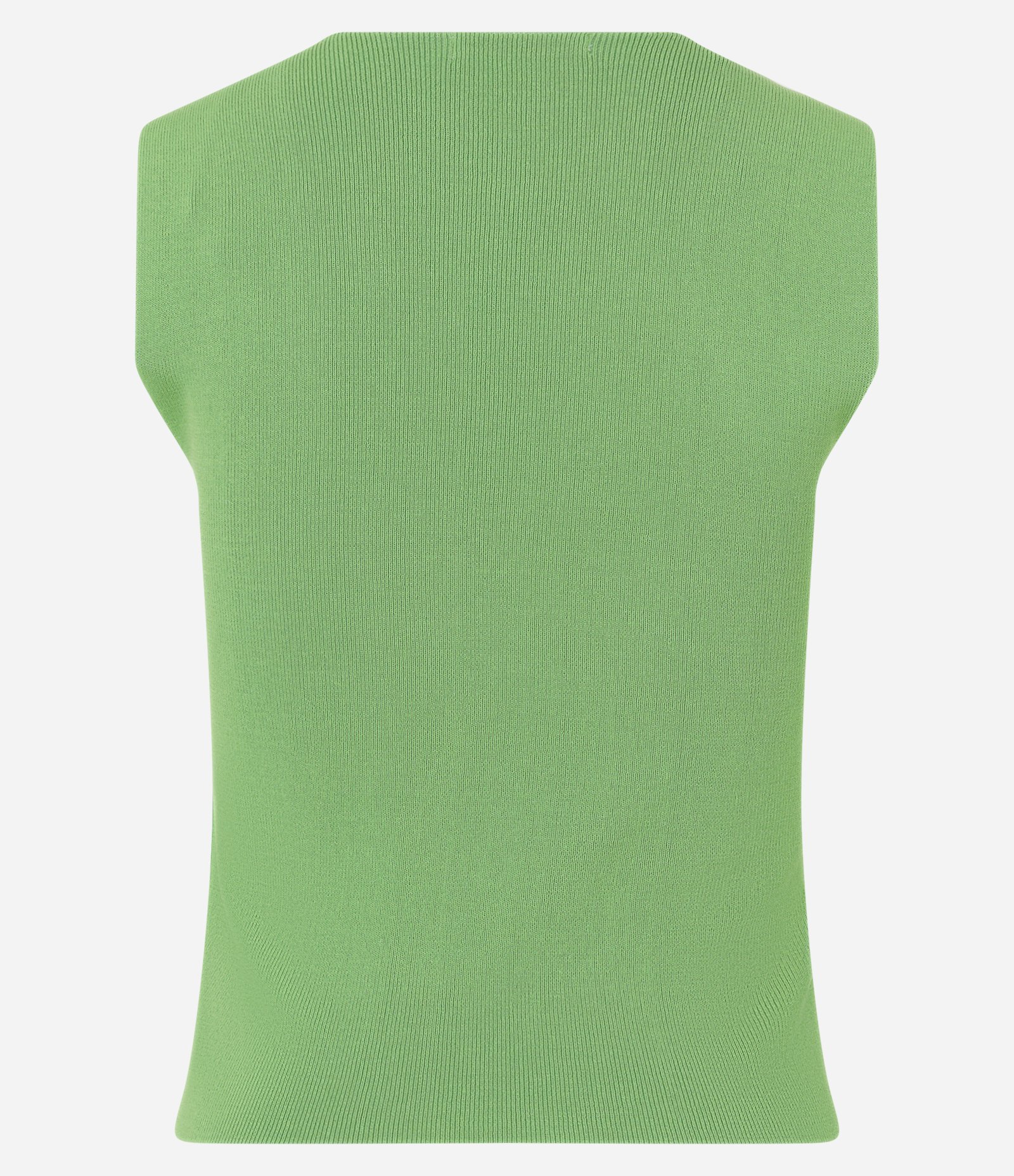 Blusa em Tricô com Decote Quadrado Verde Limão 7