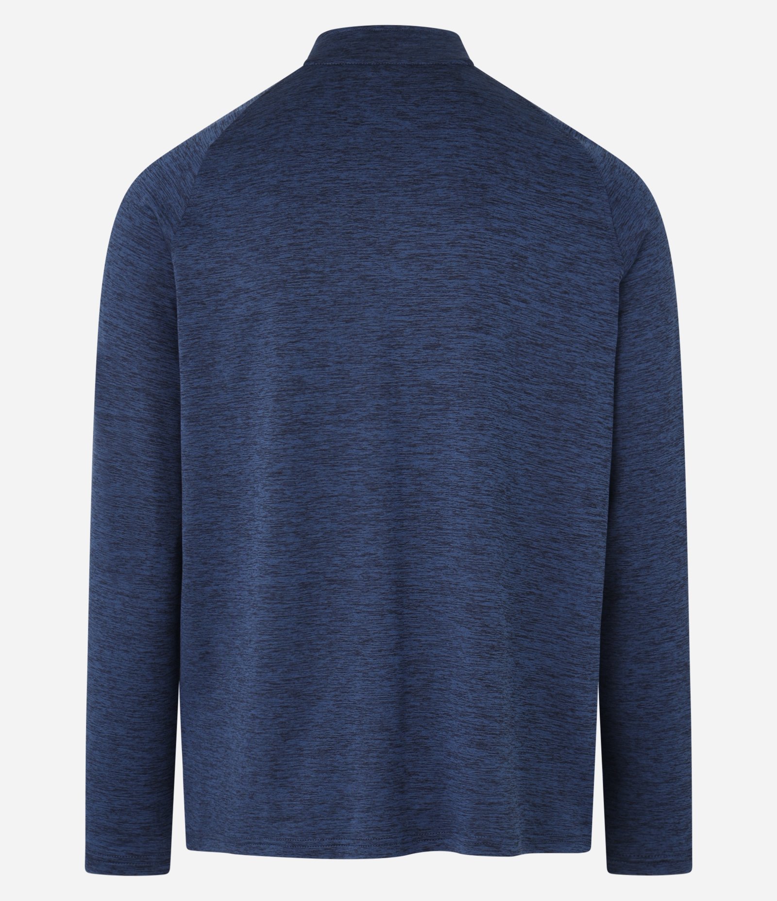 Camiseta Térmica Esportiva com Zíper na Gola e Recortes Azul 6