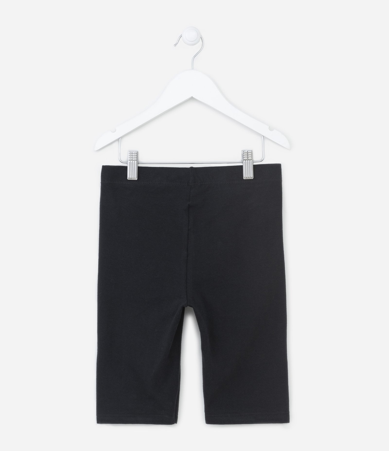 Bermuda Infantil Básica - Tam 5 a 14 anos Preto 2