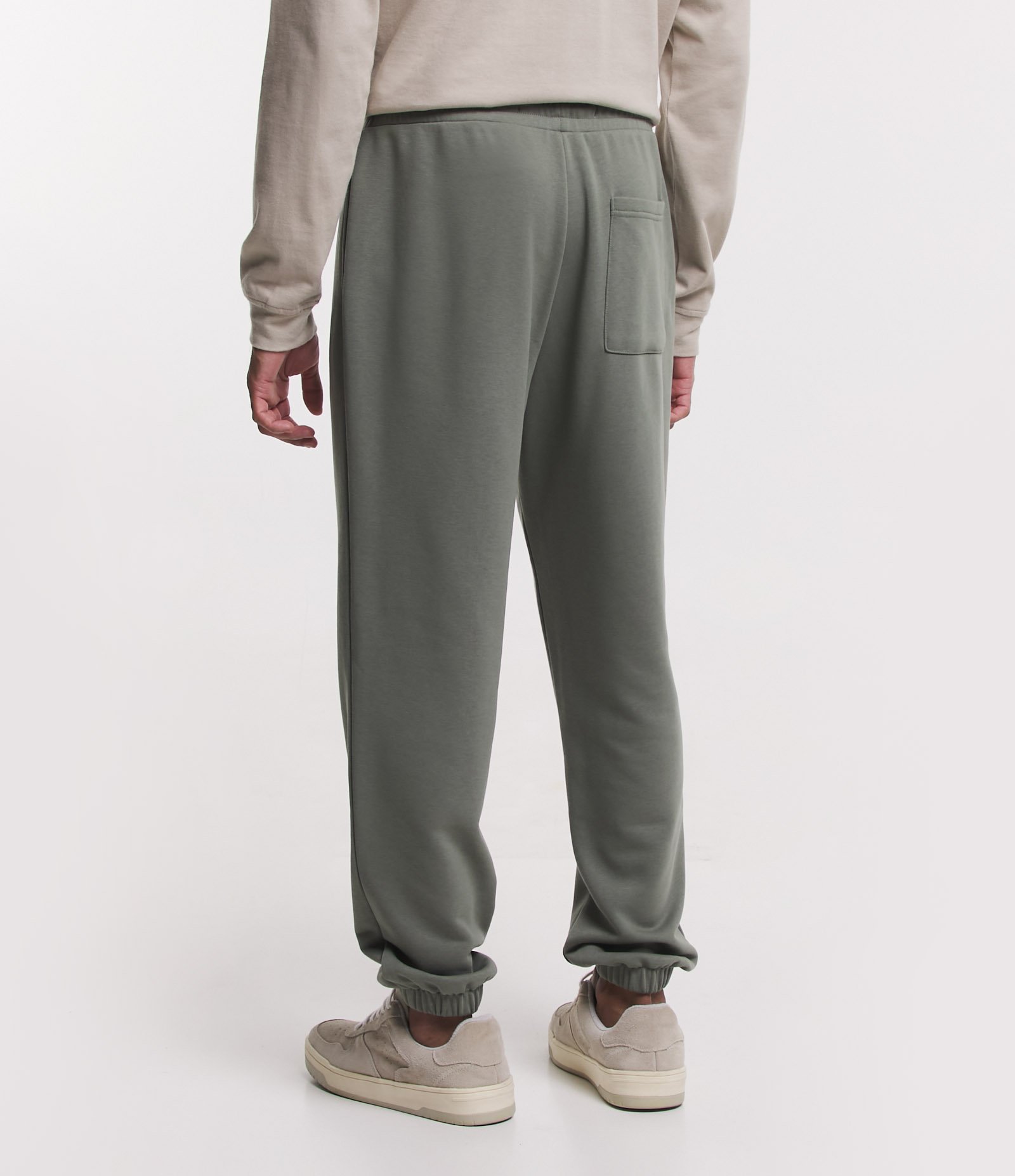 Calça Jogger em Moletom com Forro em Fleece Verde 3