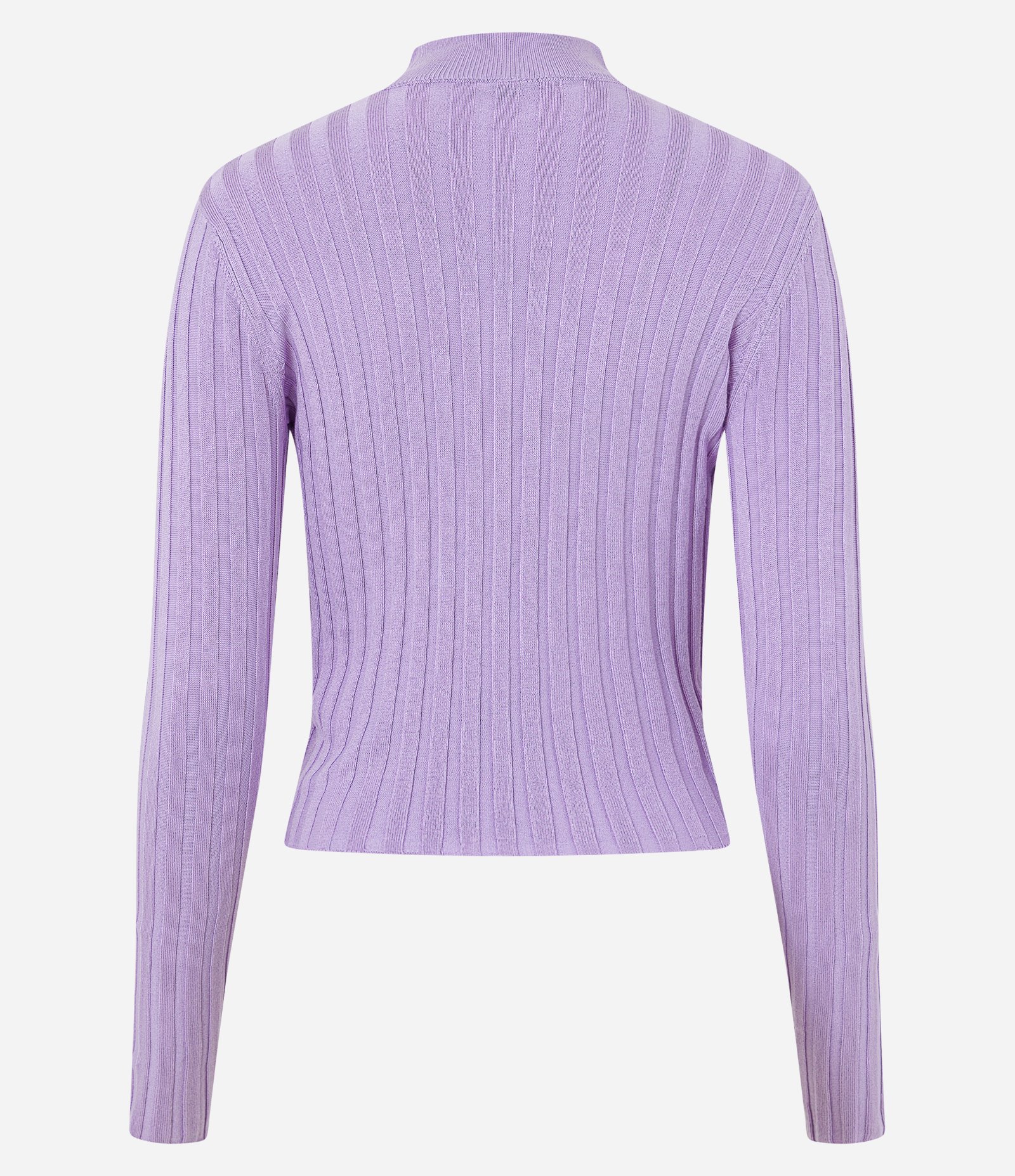 Blusa em Tricô Canelado com Gola Alta e Manga Longa 7