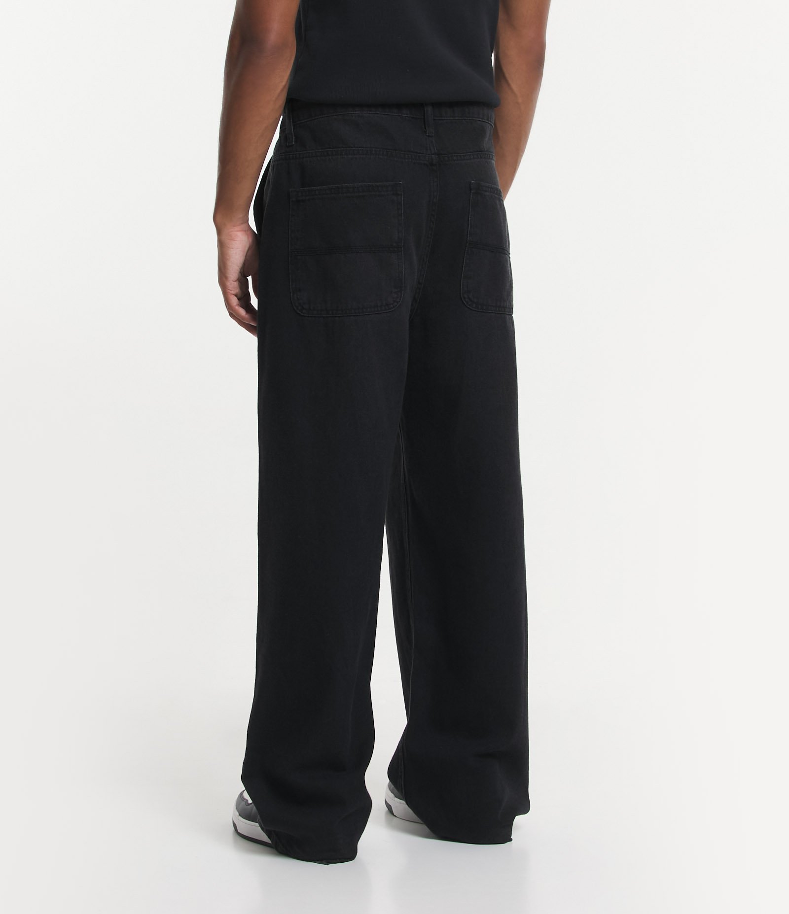 Calça Super Baggy em Jeans com Bolsos 3