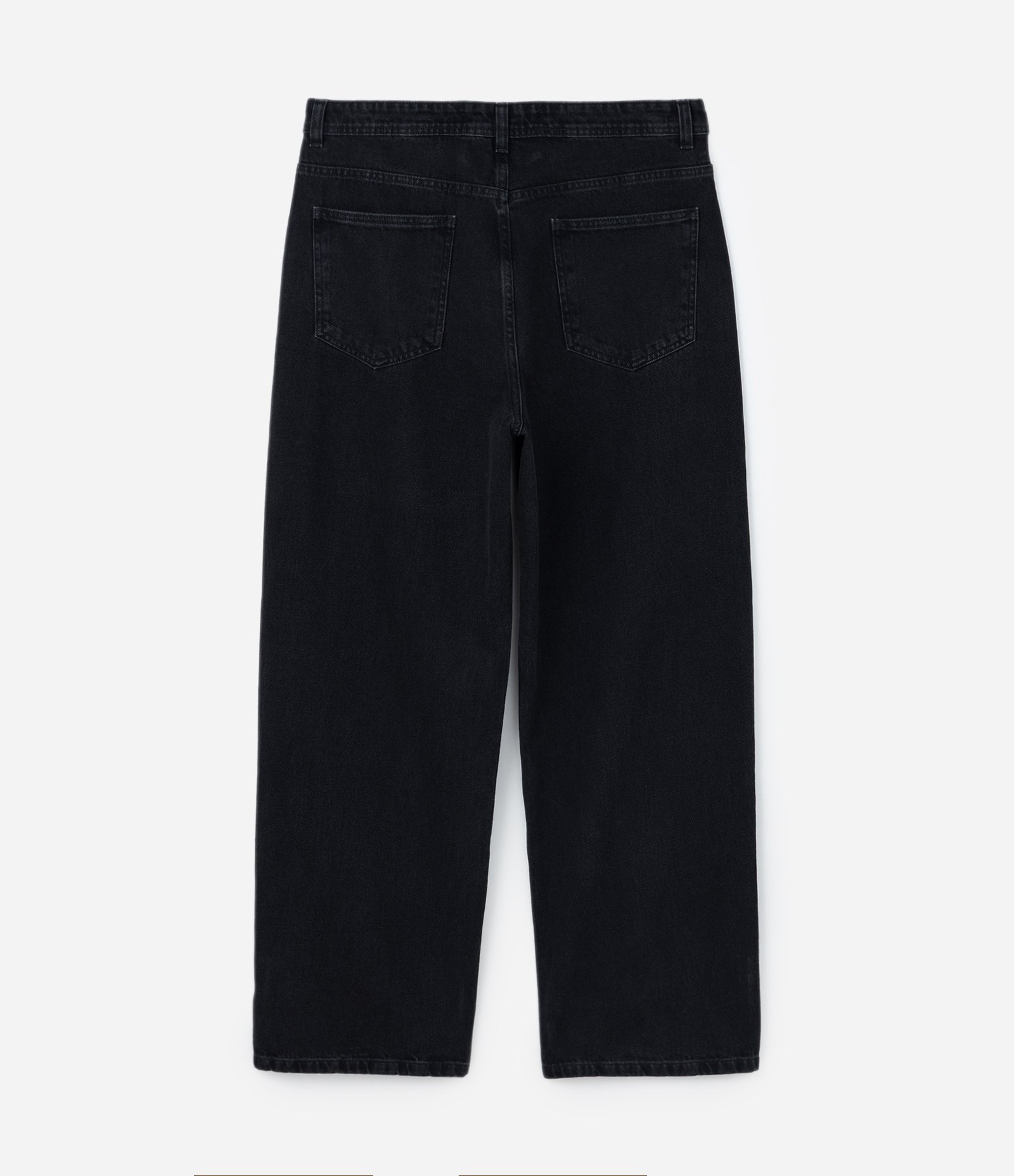 Calça Super Baggy em Jeans com Bolso Faca Frontal Preto 7