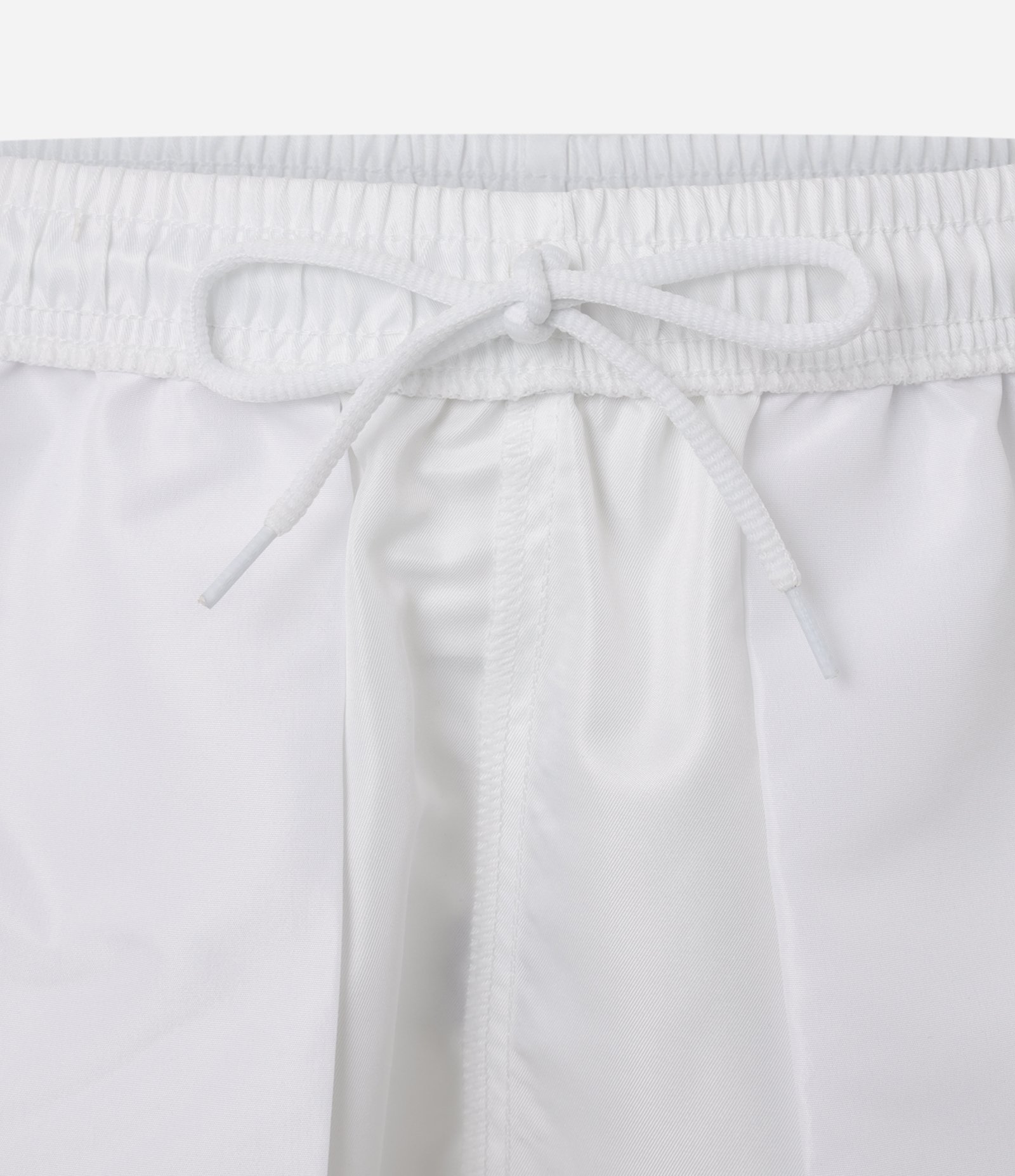 Bermuda Esportiva Básica com Cós Elástico e Telinha Lateral Branco 7