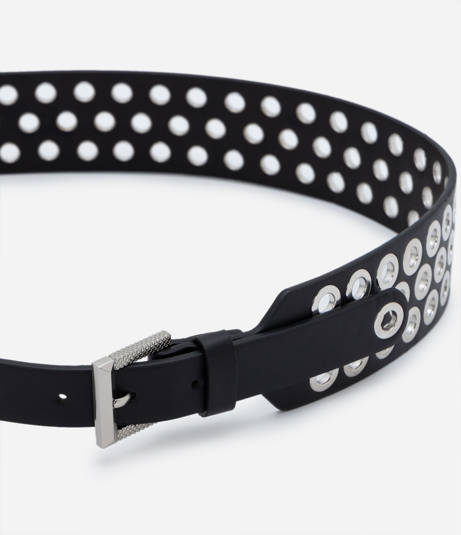 Cinto Largo Coberto por Ilhóses Preto 3