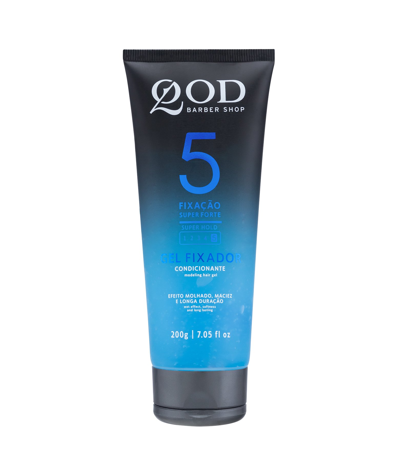Gel Capilar 5 Fixação Super Forte QOD 200g 2