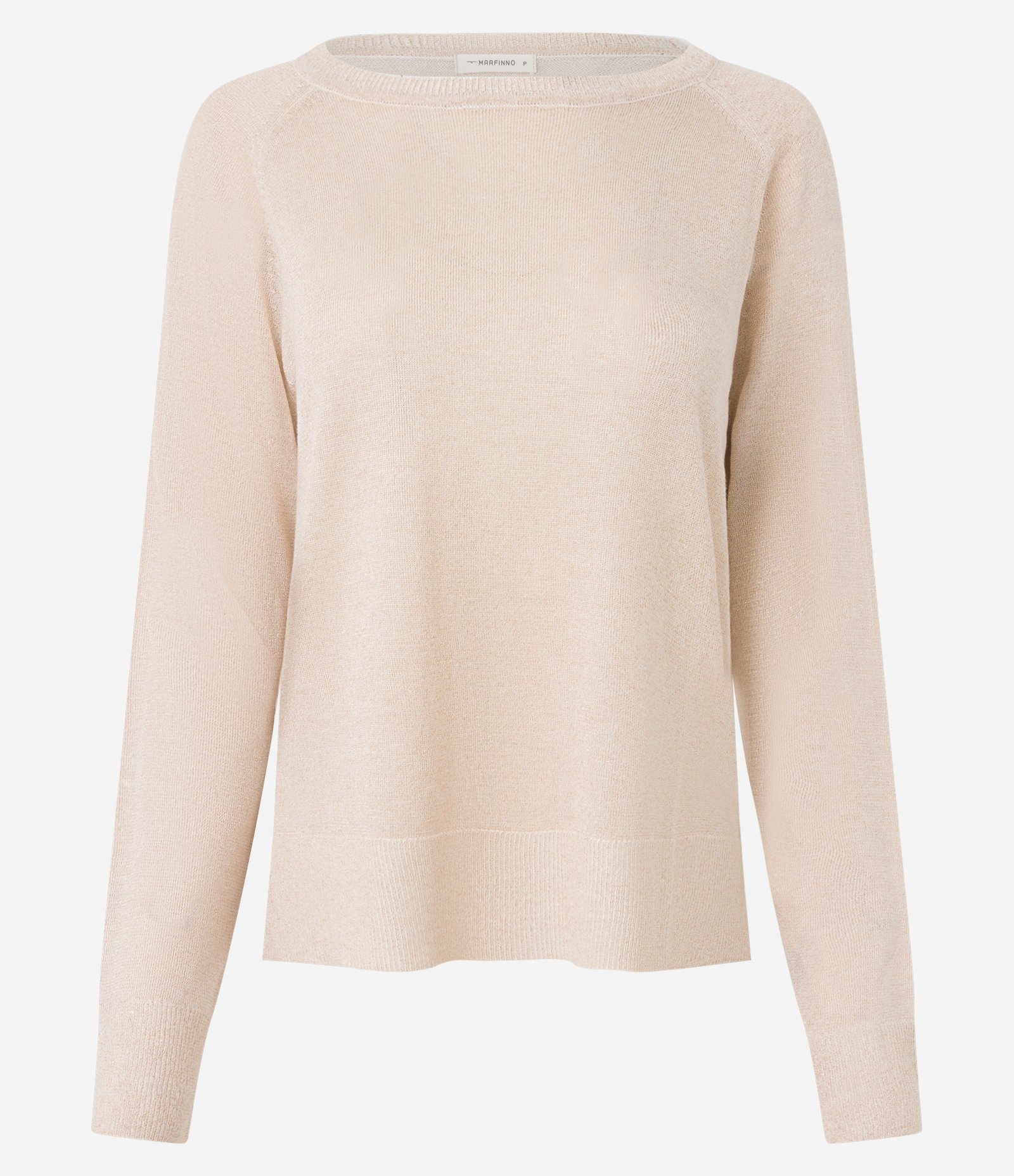 Suéter Amplo em Tricô com Gola Redonda Off White 5