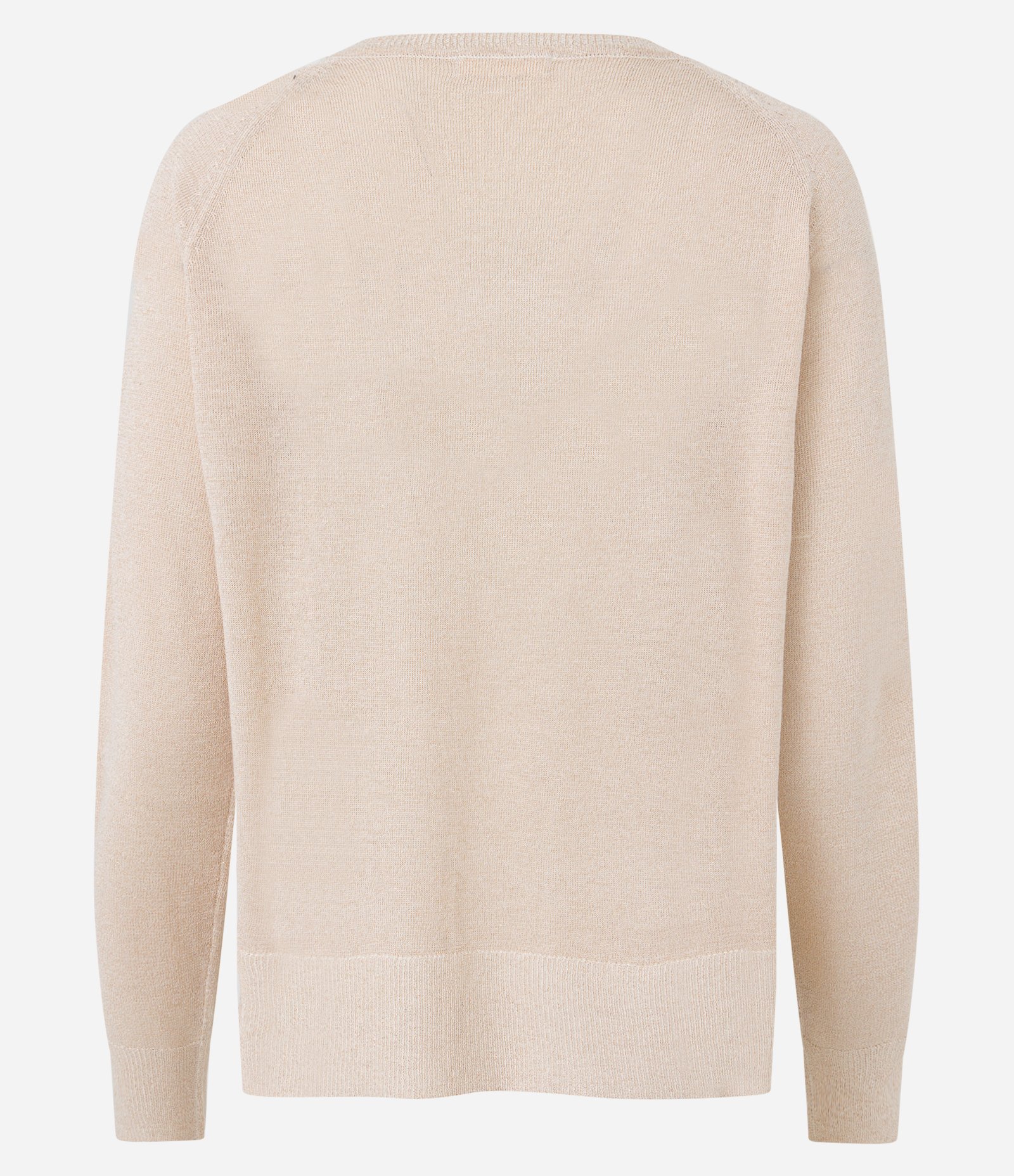 Suéter Amplo em Tricô com Gola Redonda Off White 7