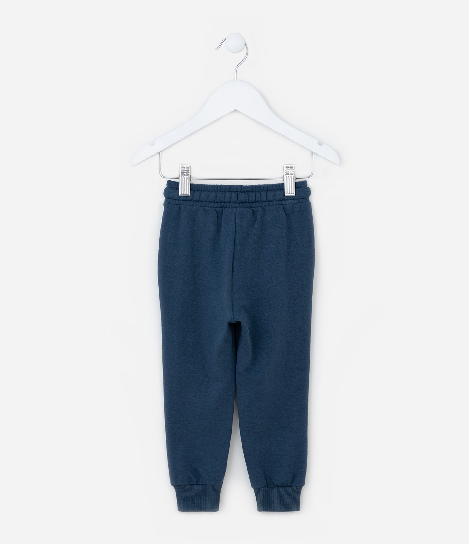 Calça Moletom Infantill com Recortes Laterais - Tam 1 a 5 anos Azul 2
