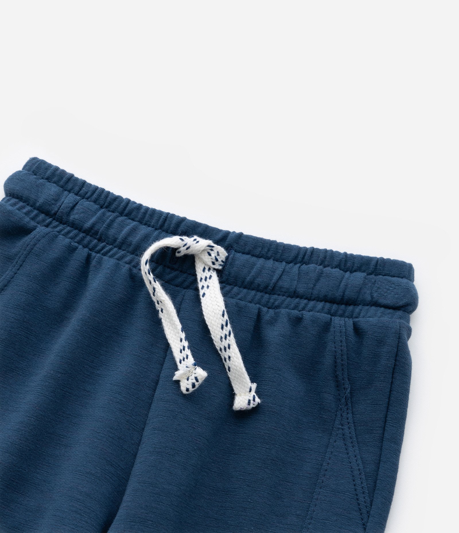 Calça Moletom Infantill com Recortes Laterais - Tam 1 a 5 anos Azul 6