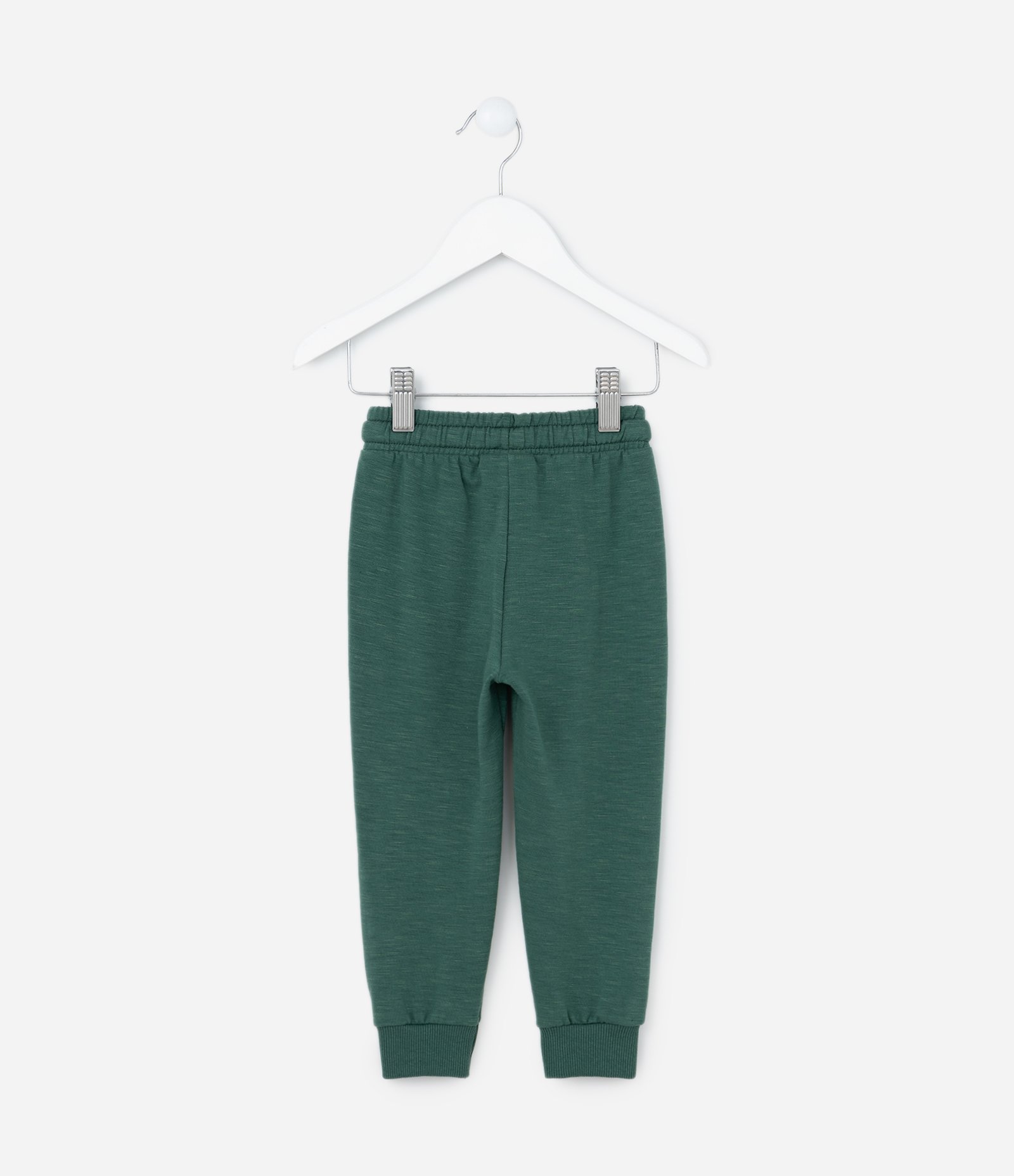 Calça Moletom Infantill com Recortes Laterais - Tam 1 a 5 anos Verde 2