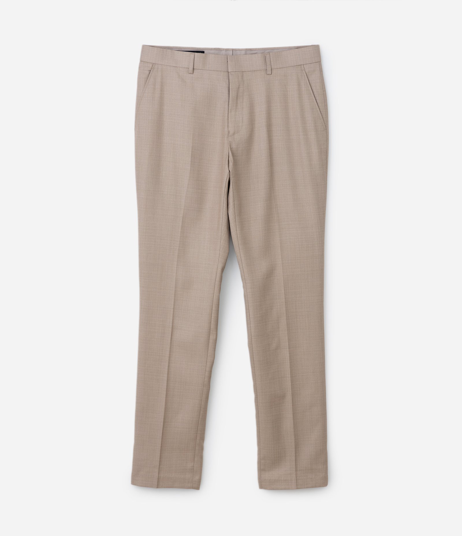 Calça Social Slim em Poliviscose com Bolsos Bege 5