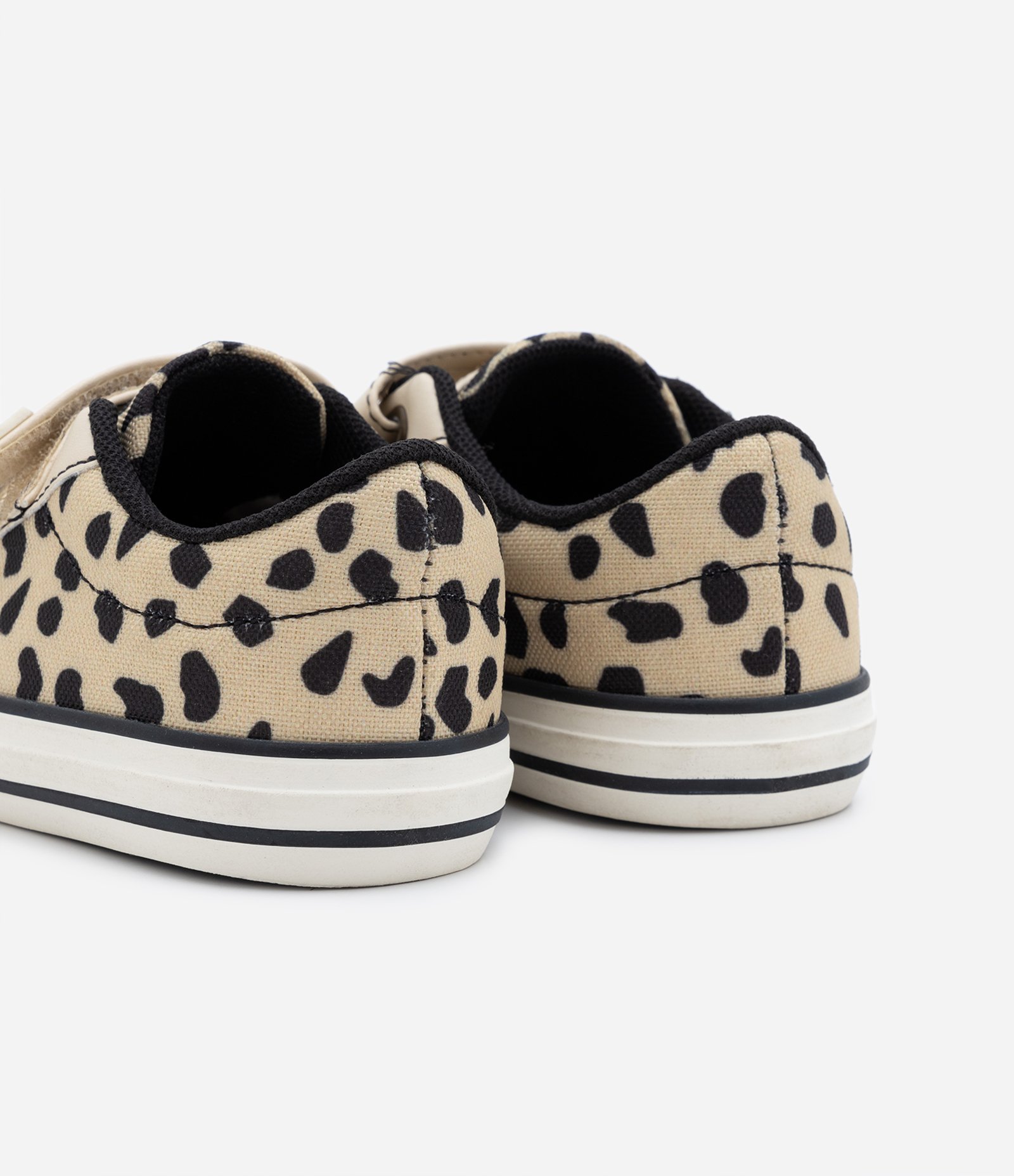 Tênis Casual Infantil com Estampa Animal Print - Tam 20 ao 27 Bege 4