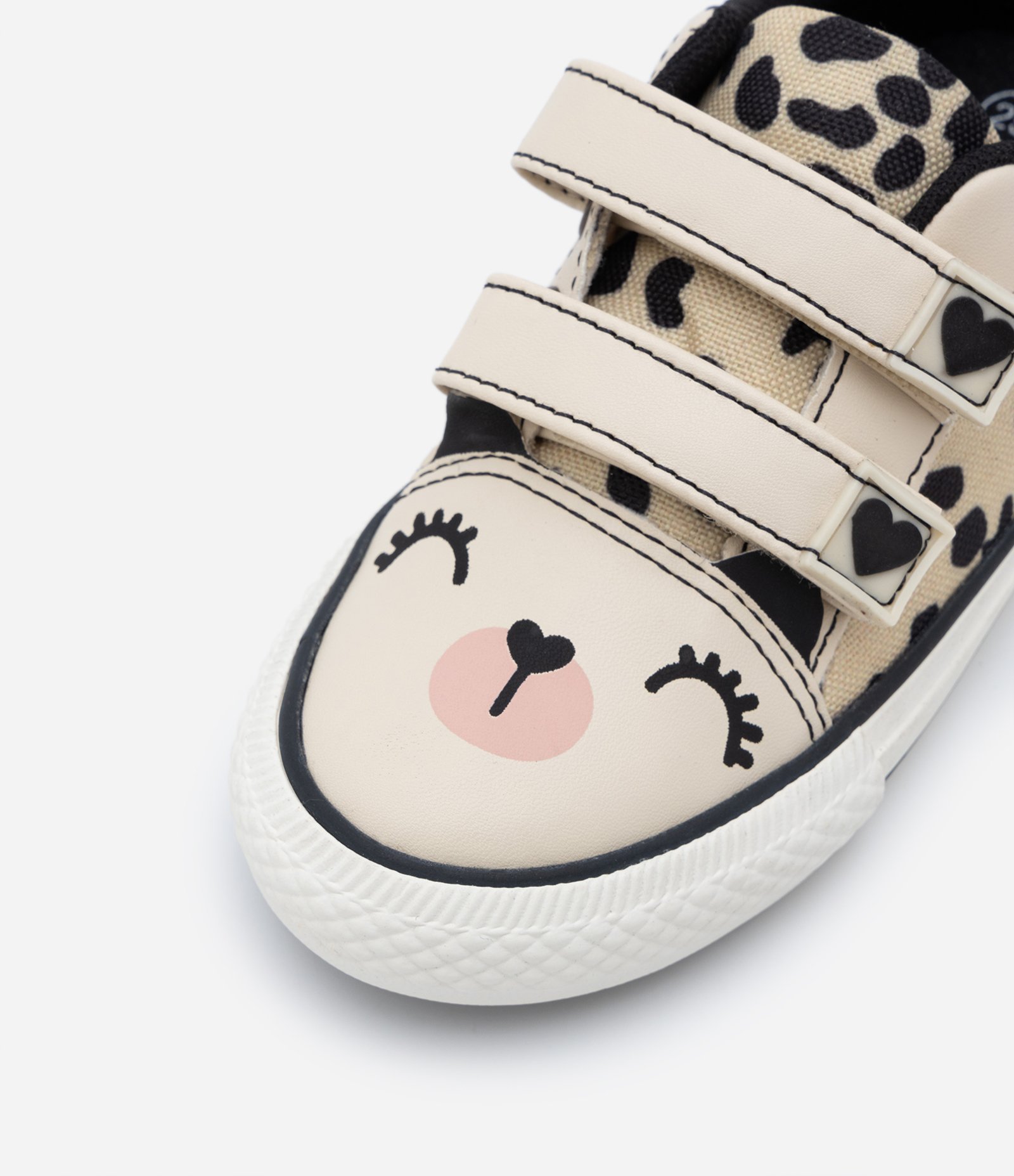 Tênis Casual Infantil com Estampa Animal Print - Tam 20 ao 27 Bege 5