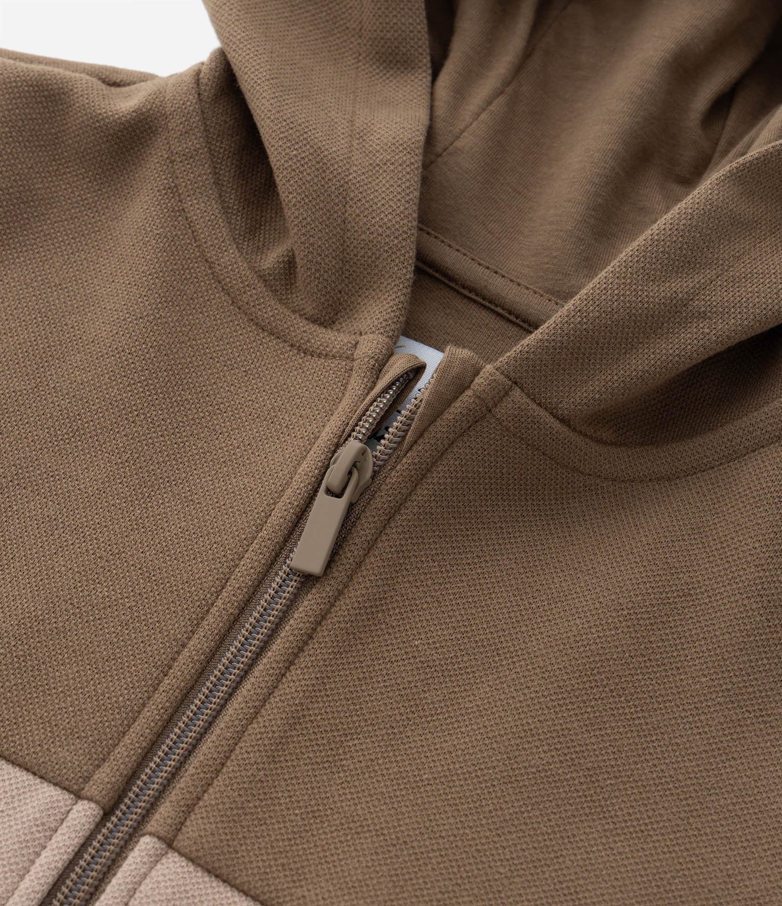 Jaqueta Infantil com Capuz e Recortes - Tam 5 a 14 anos Marrom 5