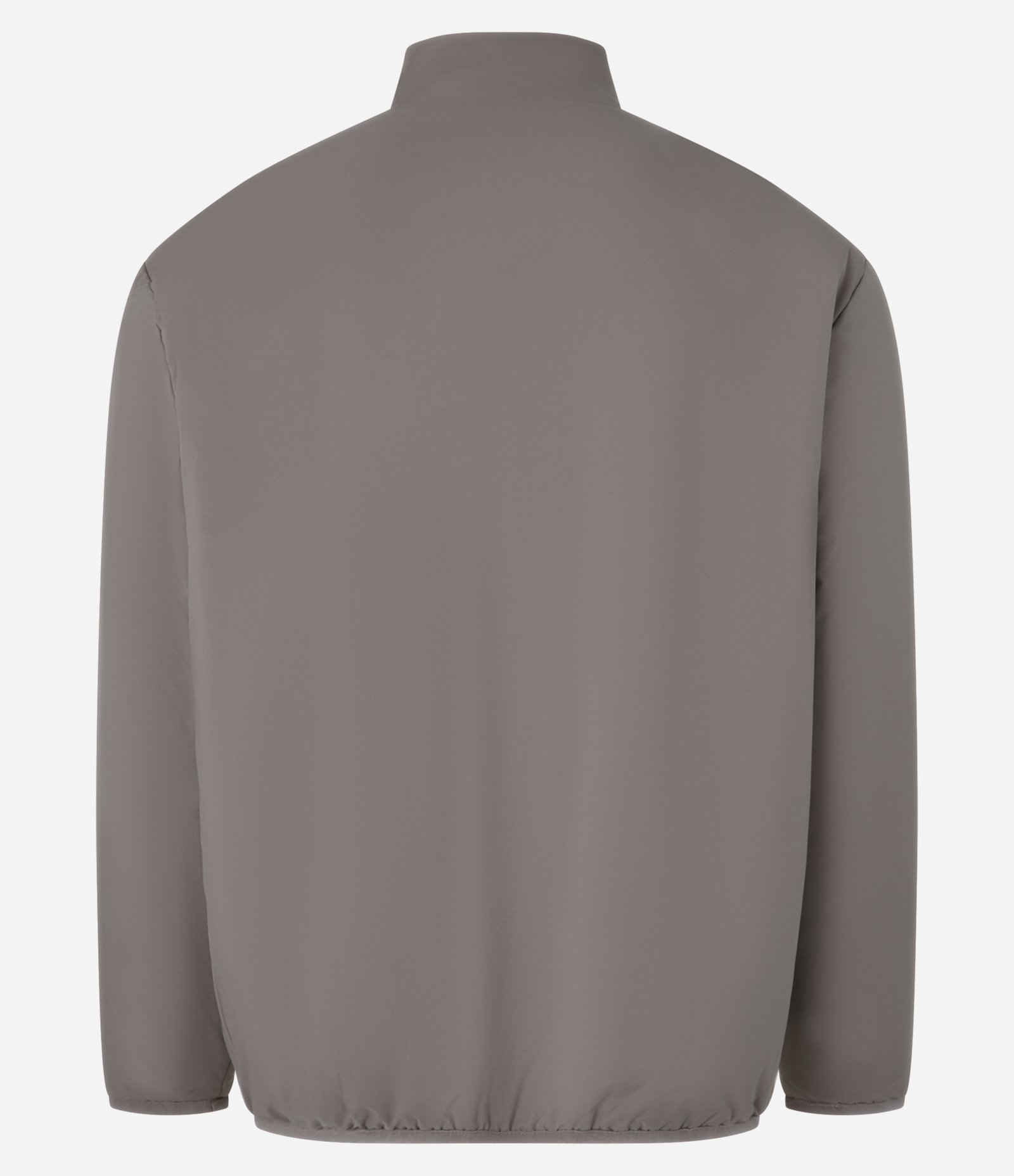 Jaqueta em Airflow com Gola Alta e Fechamento por Zíper Cinza 2