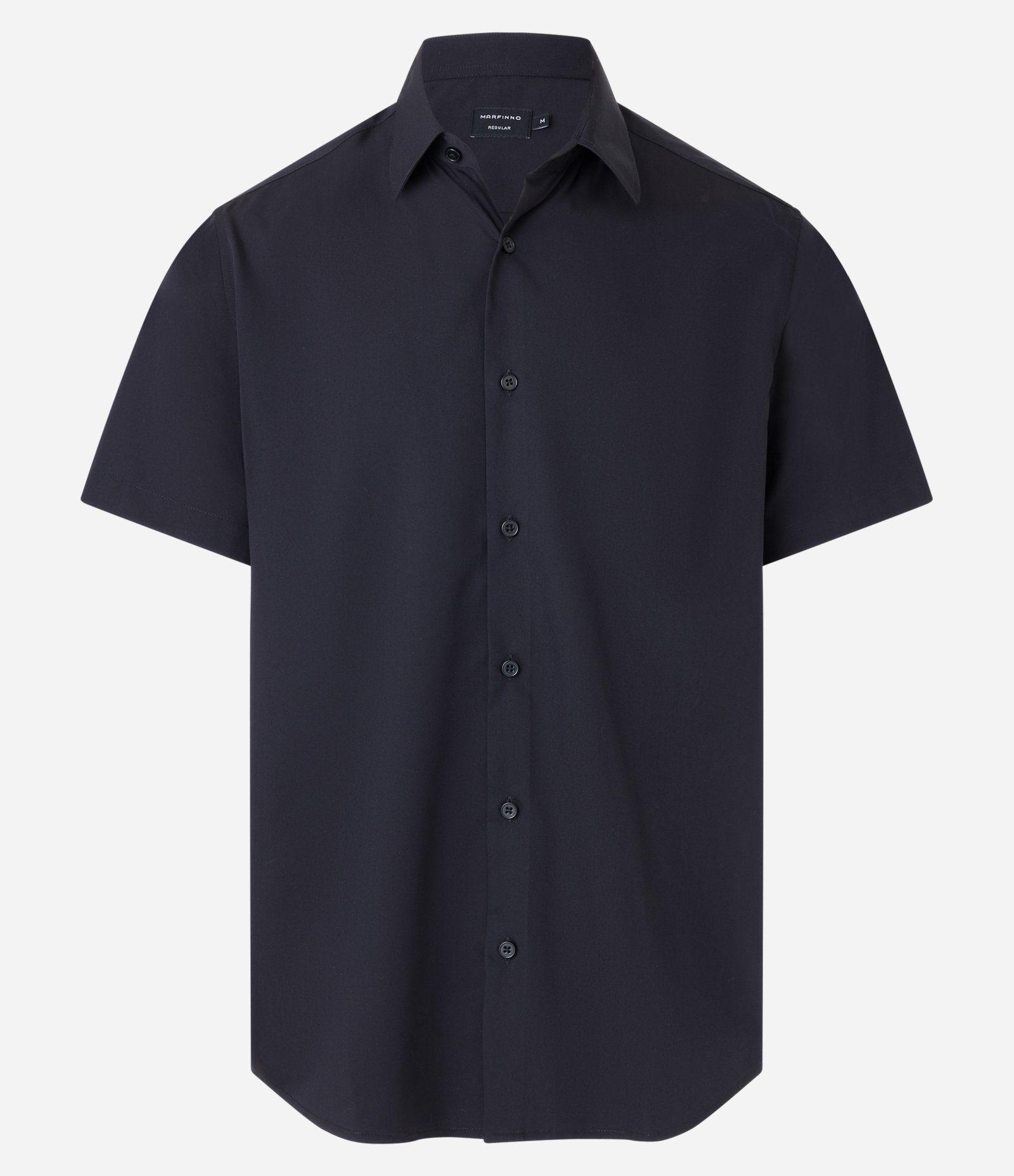 Camisa Slim em Fibra de Bambu Preto 5
