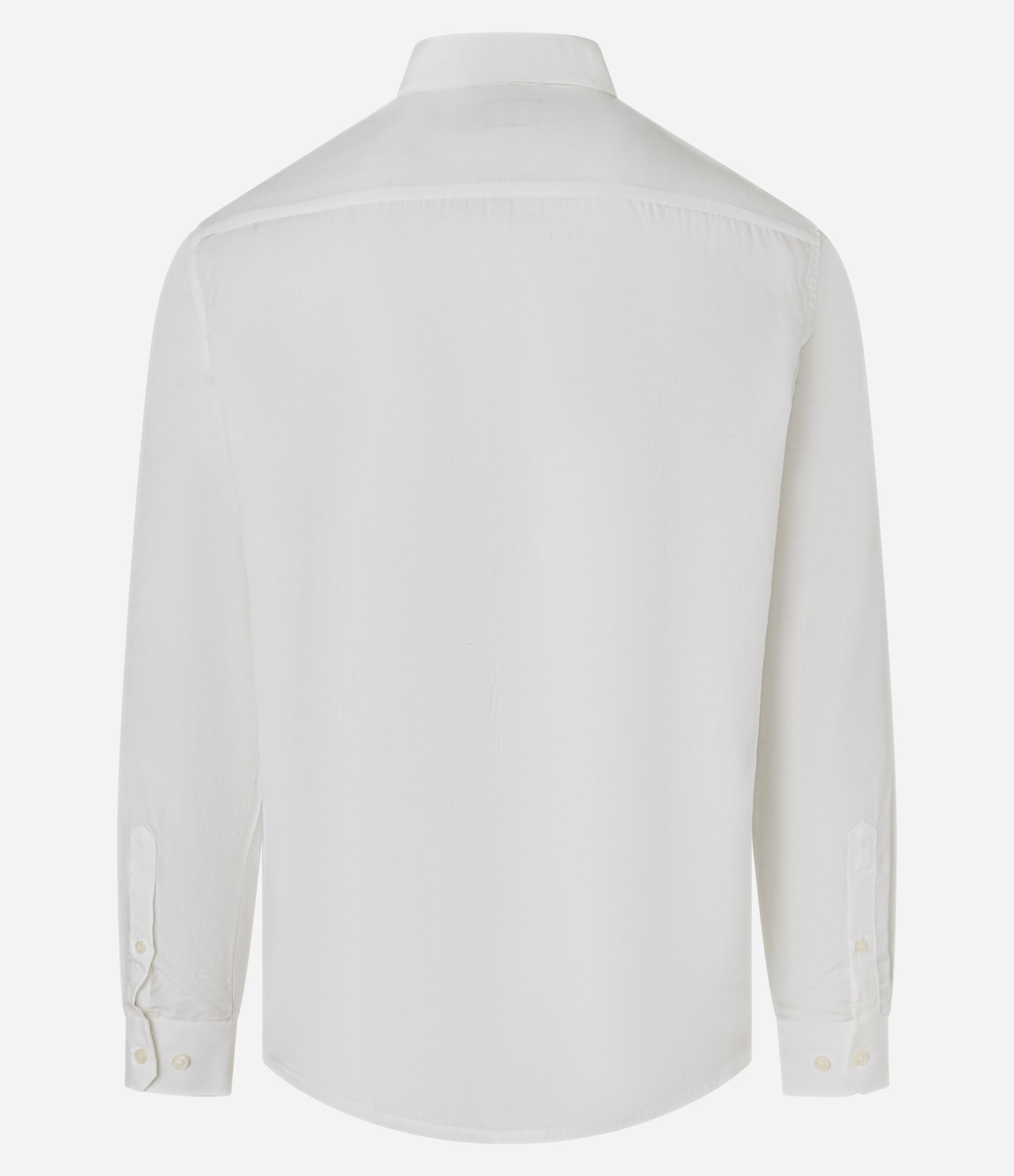 Camisa em Liocel com Linho e Abotoamento Frontal Branco 6