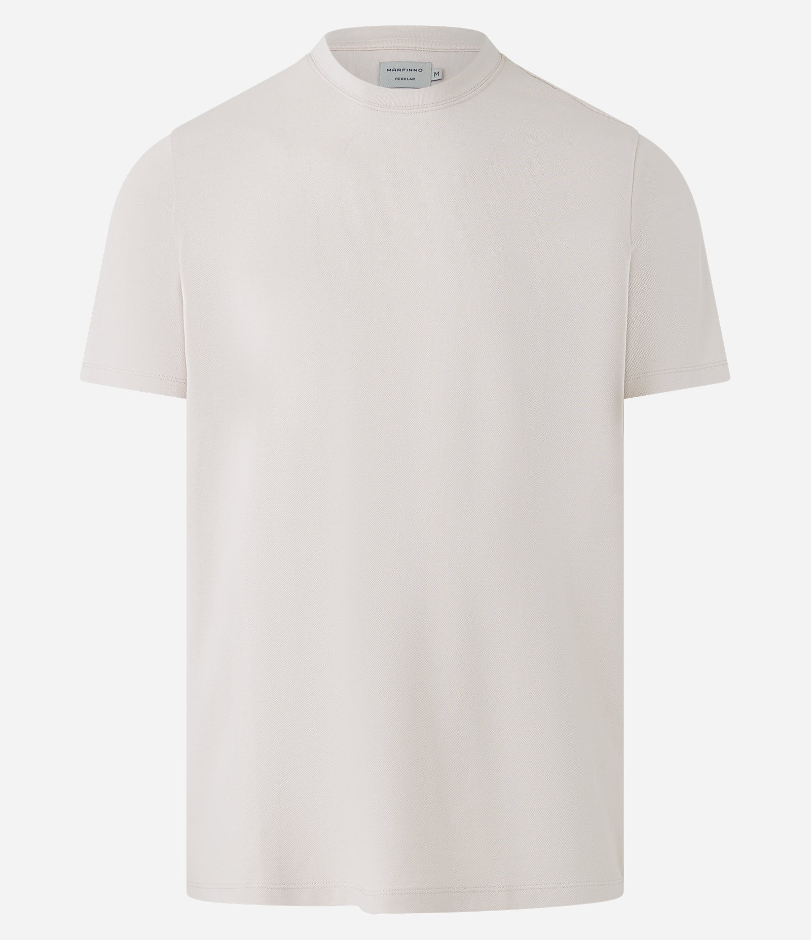 Camiseta Casual em Algodão com Textura Piquet Off White 3