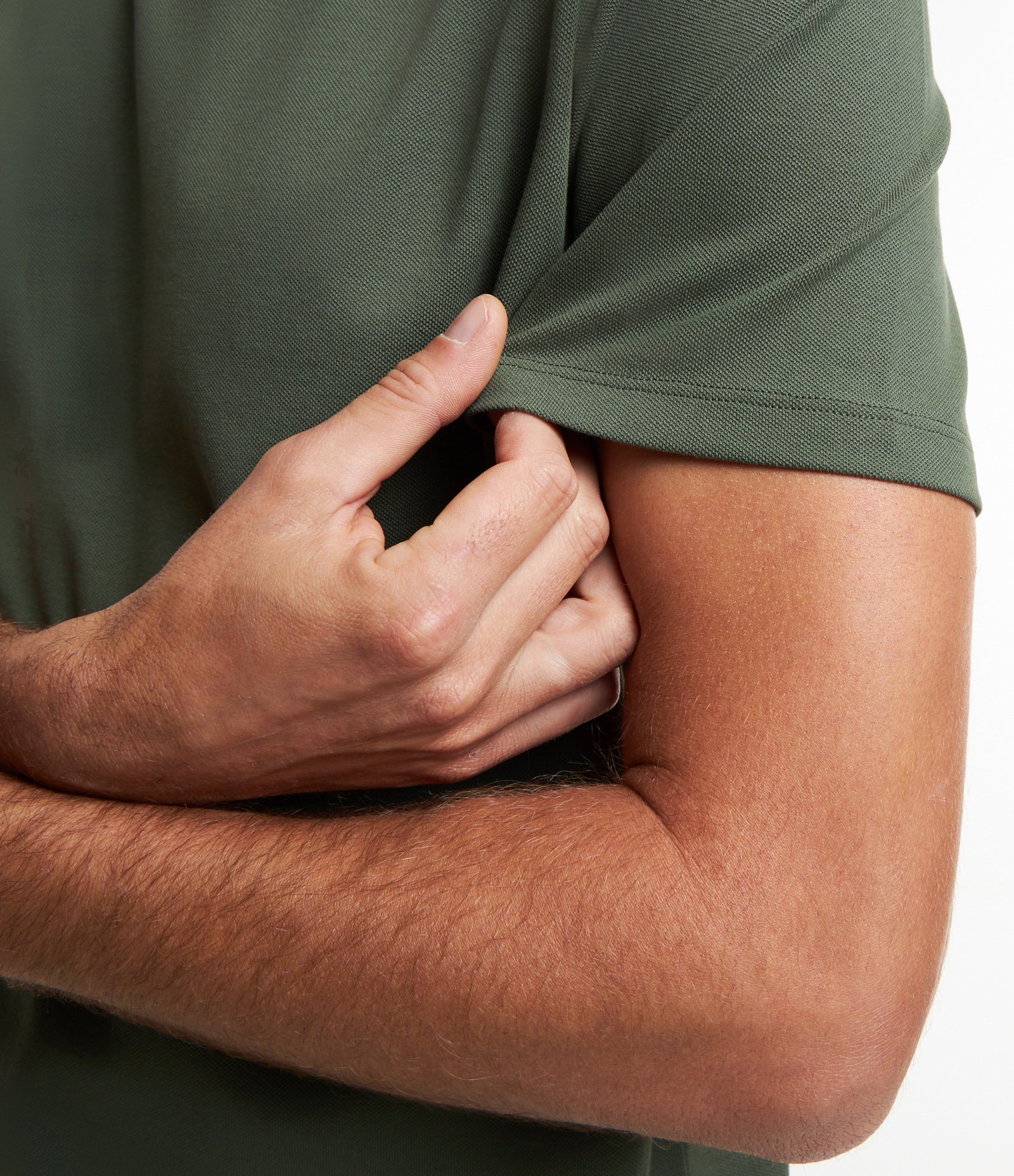 Camiseta Casual em Algodão com Textura Piquet 4