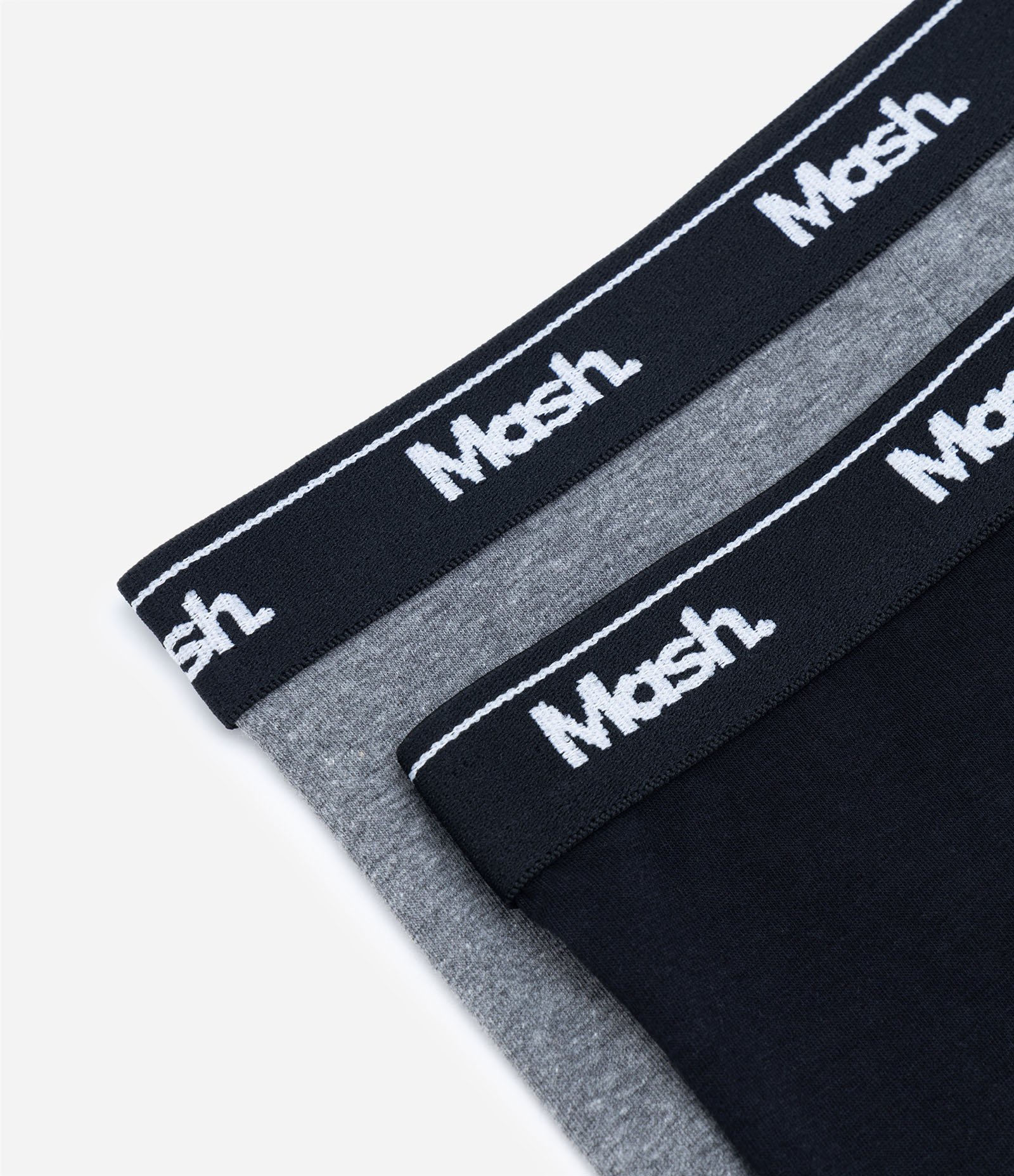 Kit 02 Cuecas em Algodão com Lettering Mash Cinza/Preto 4
