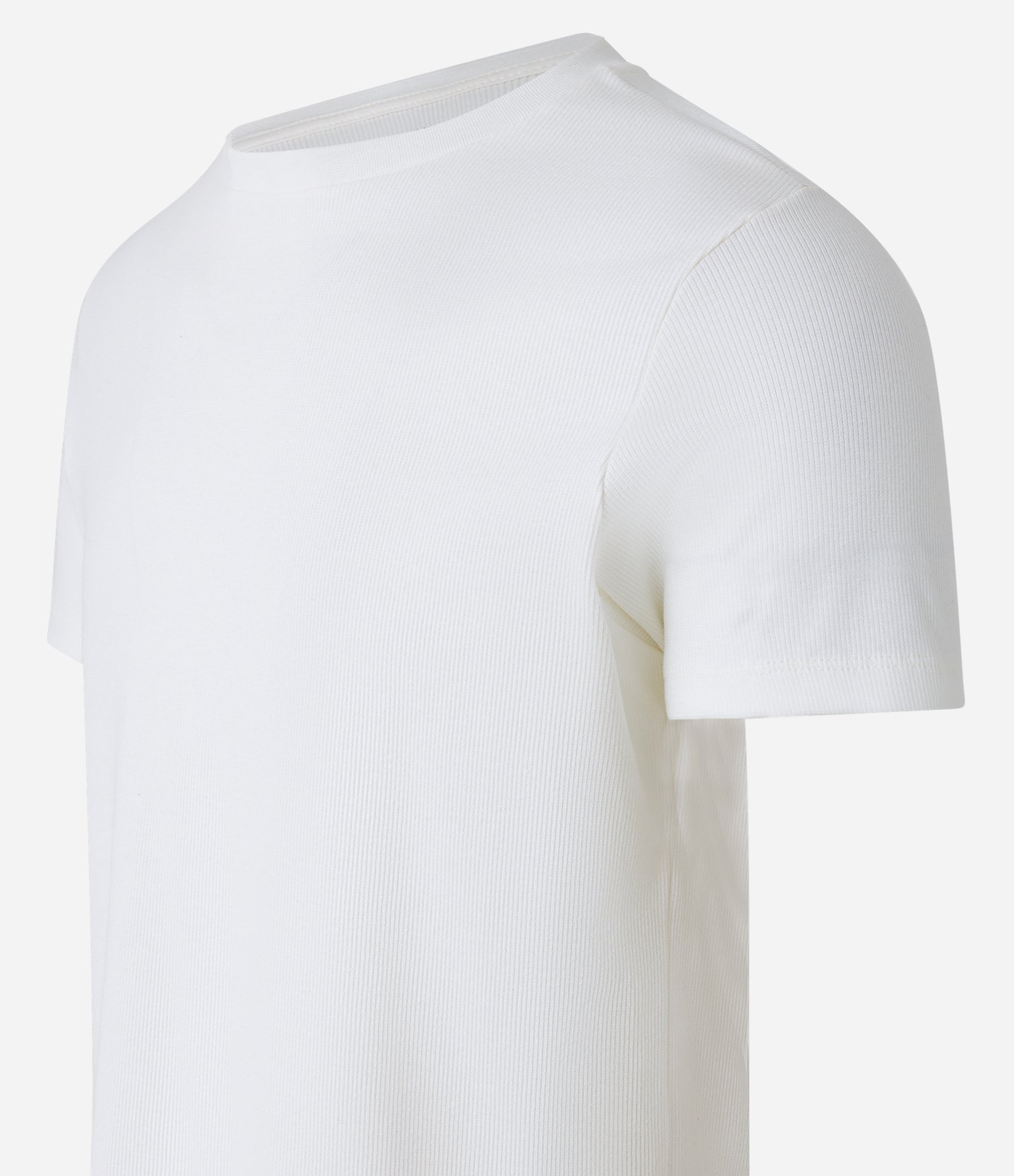 Camiseta Muscle em Ribana Texturizada Branco 6