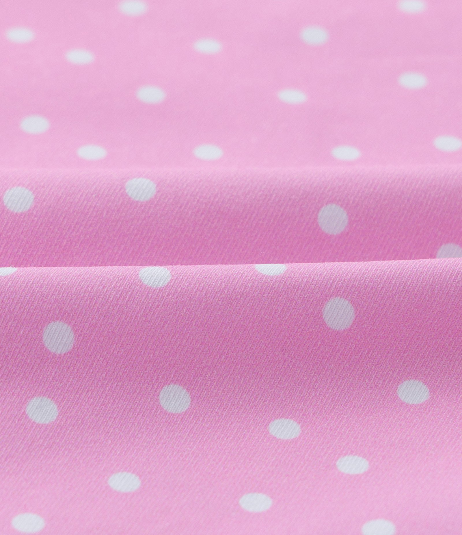 Conjunto Infantil com Proteção UV e Estampa Poá com Coelhinha - Tam 6 Meses a 4 Anos Rosa/Verde 7