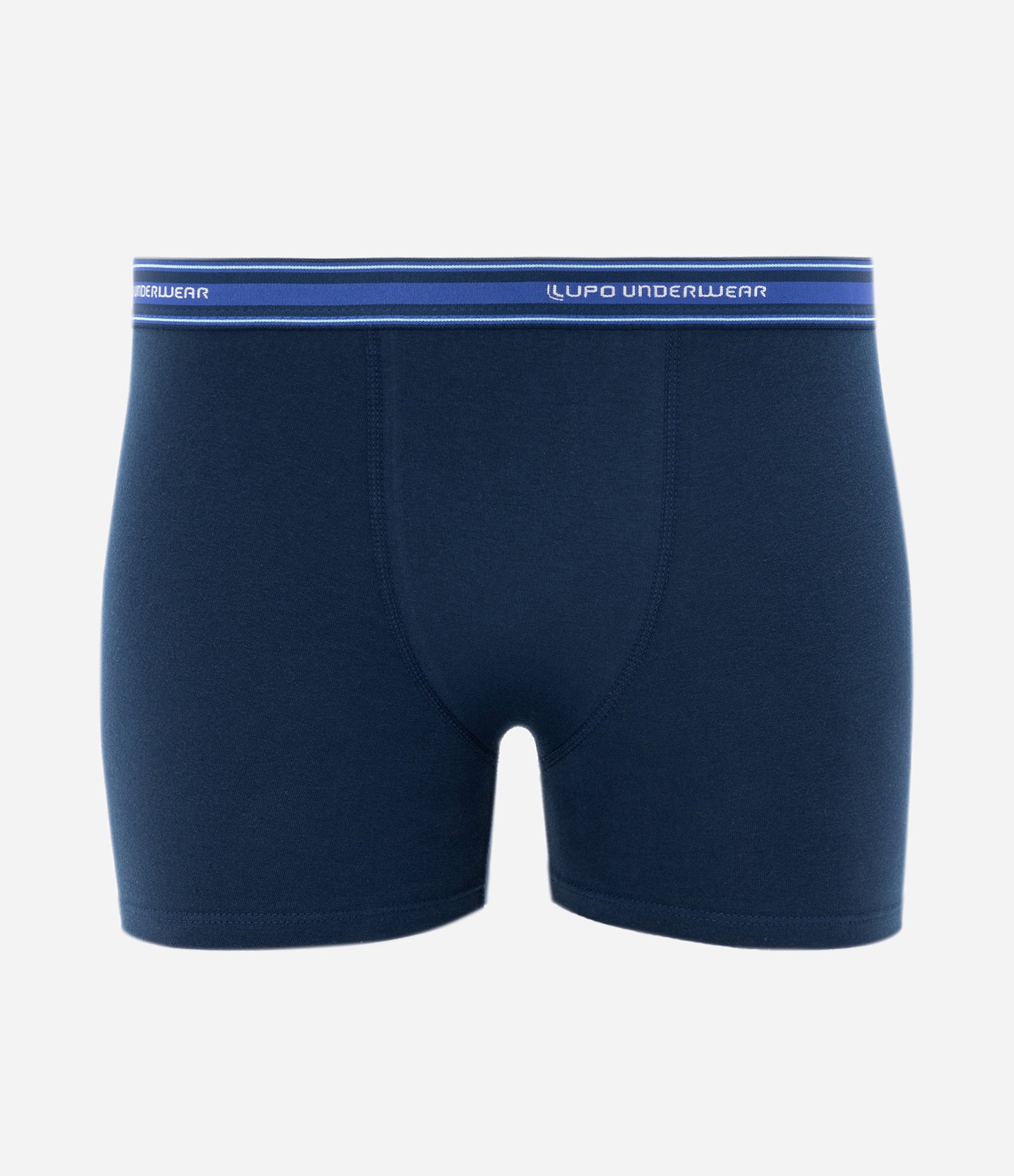 Cueca Boxer em Algodão com Cós Elástico Lupo Azul 1