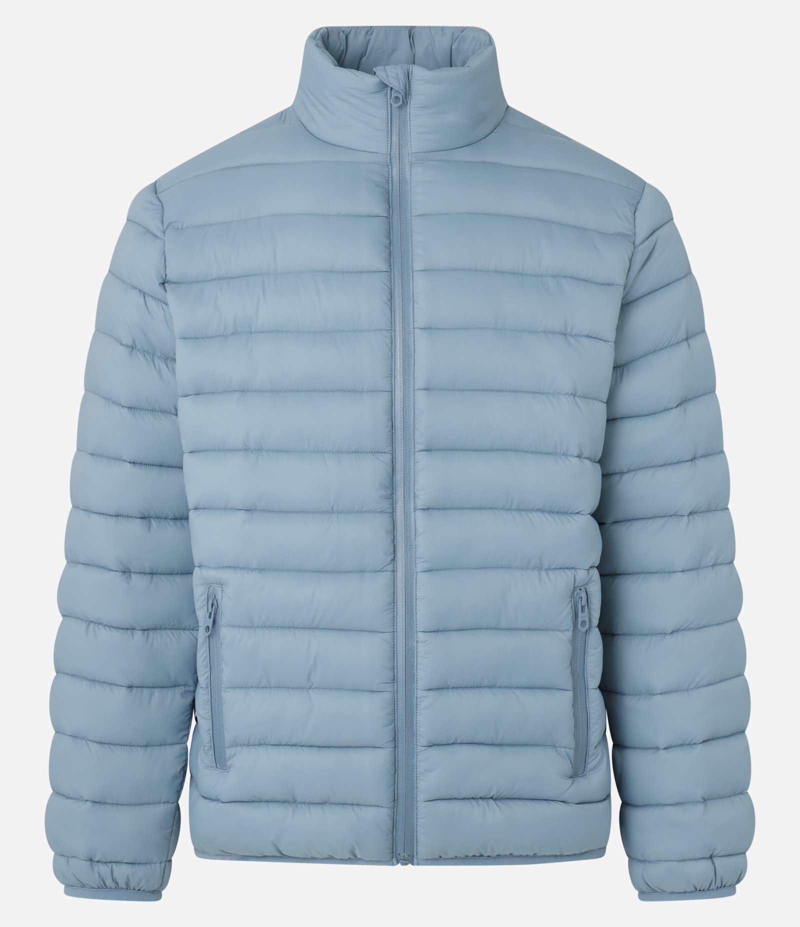 Jaqueta Puffer Ultraleve em Poliamida Azul Claro 6