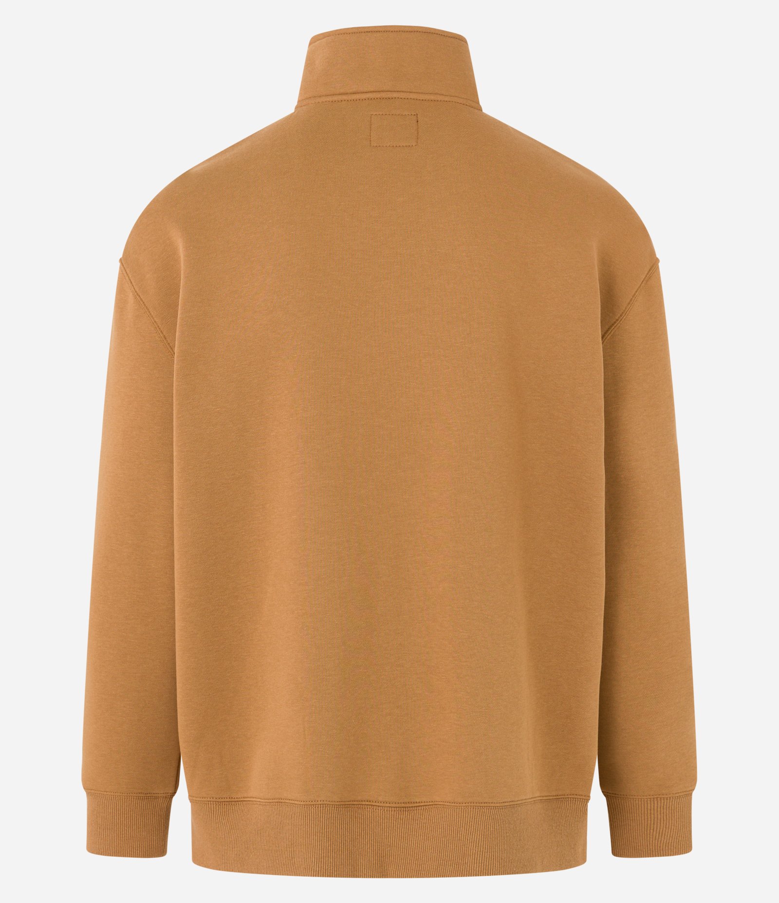 Blusão em Moletom com Gola Alta com Zíper e Bolso Canguru 7