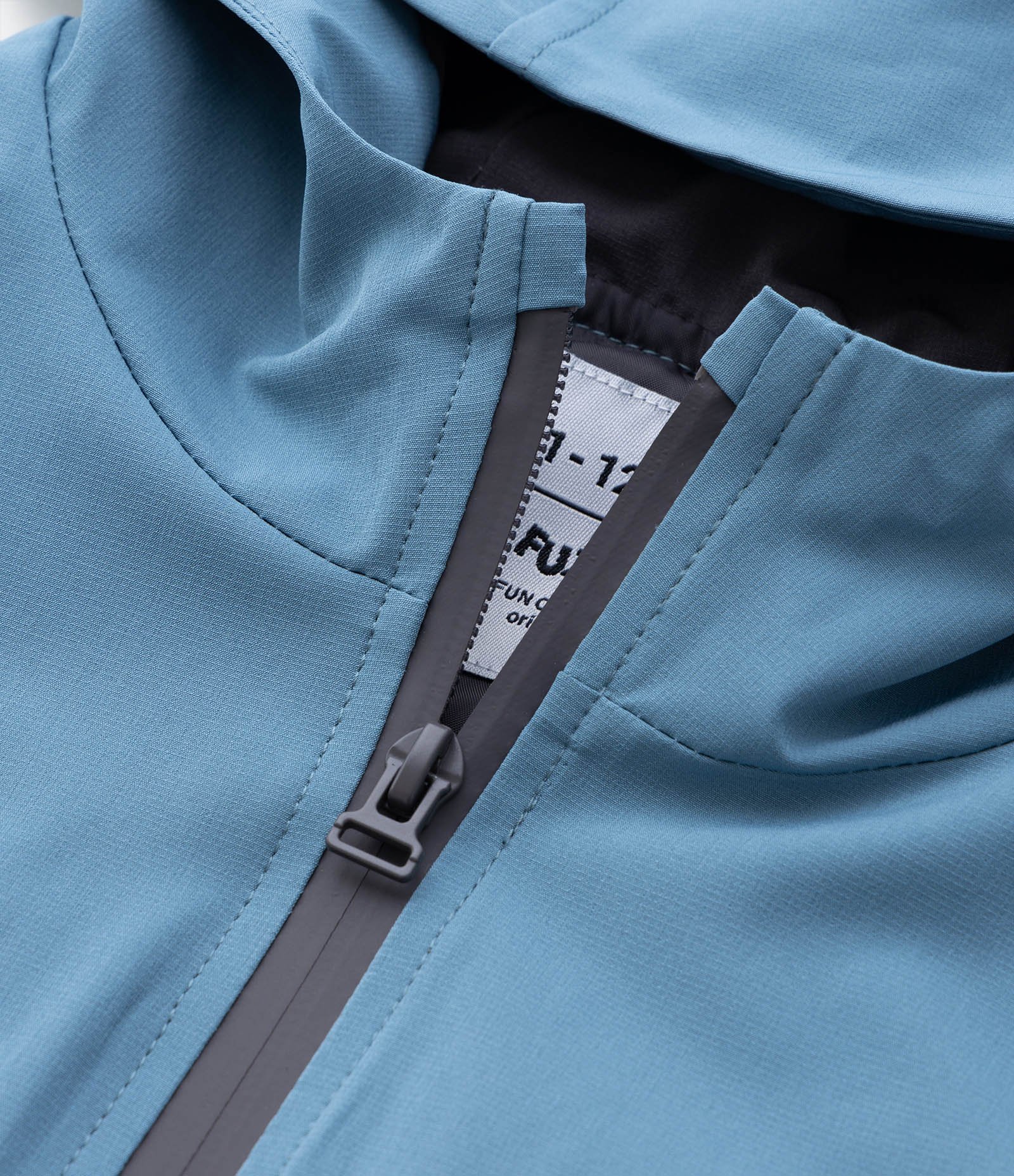 Jaqueta Infantil com Capuz e Recortes - Tam 5 a 14 Anos Azul/Preto 5