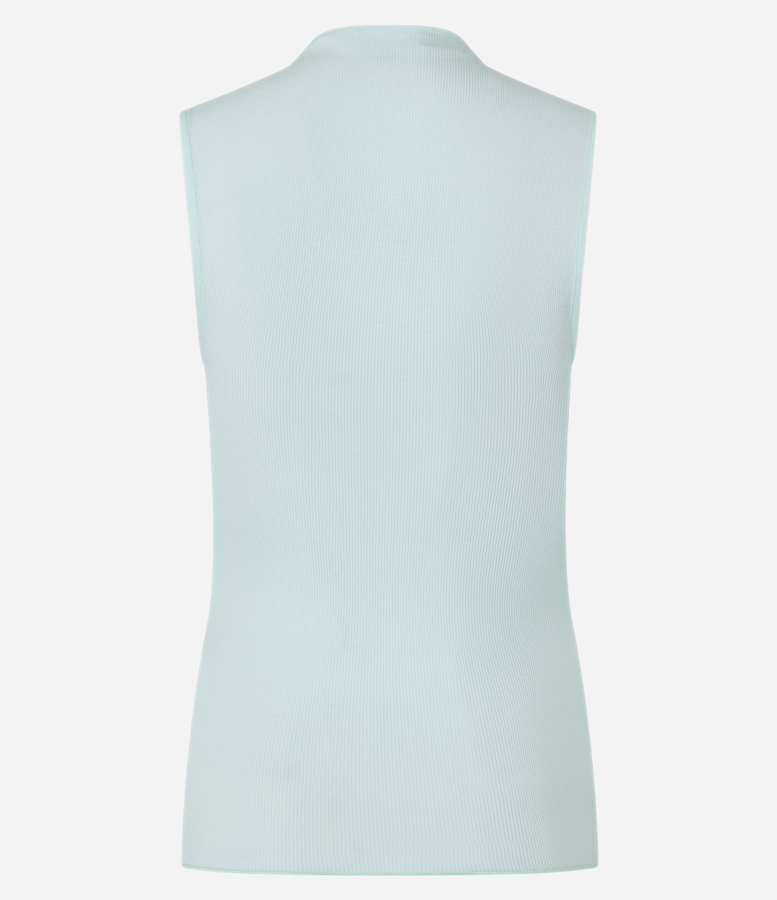 Blusa Sem Manga em Viscose com Gola Alta e Textura Canelada 5