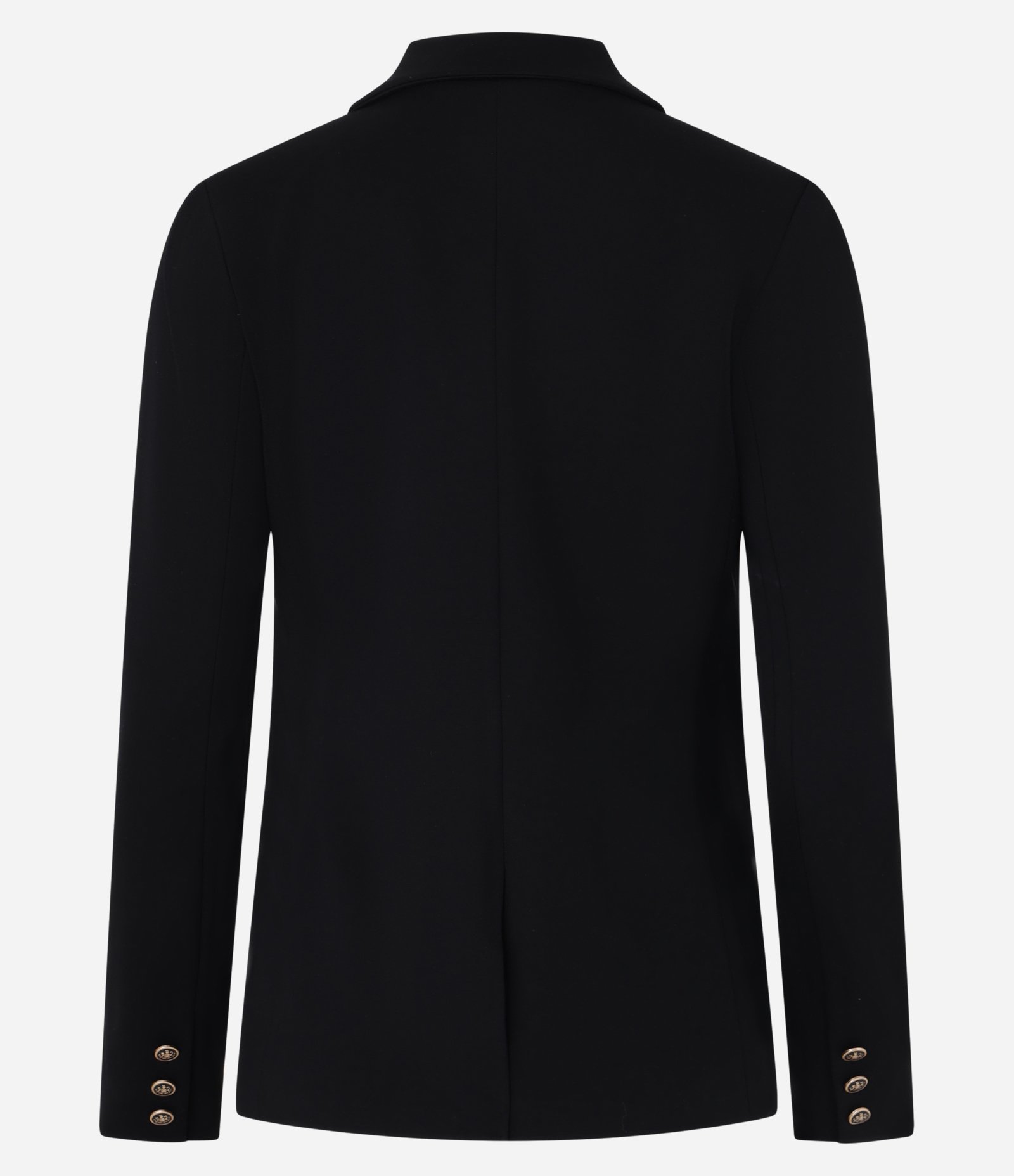 Blazer Alfaiatado em Ponto Roma com Botões Brasão Preto 7