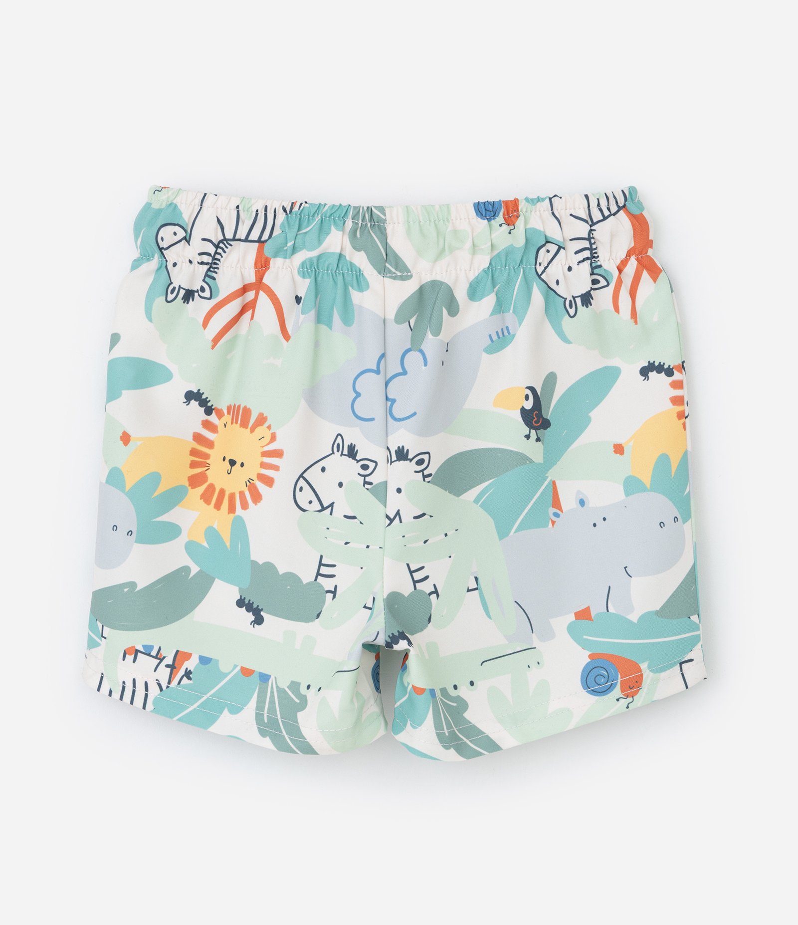 Conjunto Infantil em Algodão com Estampa de Zebra - Tam 0 a 18 meses Verde 8