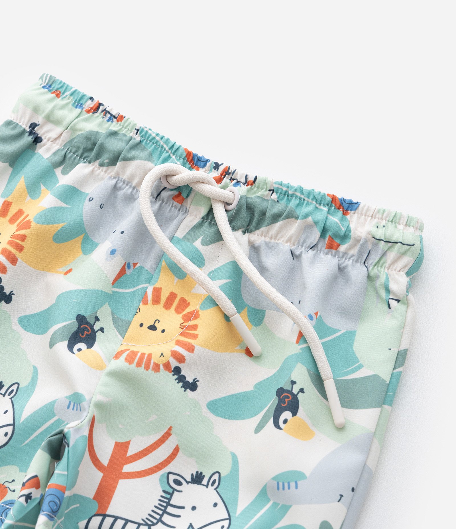 Conjunto Infantil em Algodão com Estampa de Zebra - Tam 0 a 18 meses Verde 9