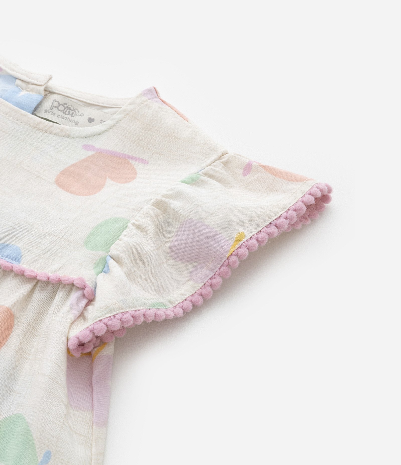 Vestido Marias Infantil com Estampa de Borboletinhas - Tam 1 A 5 Anos Bege 7