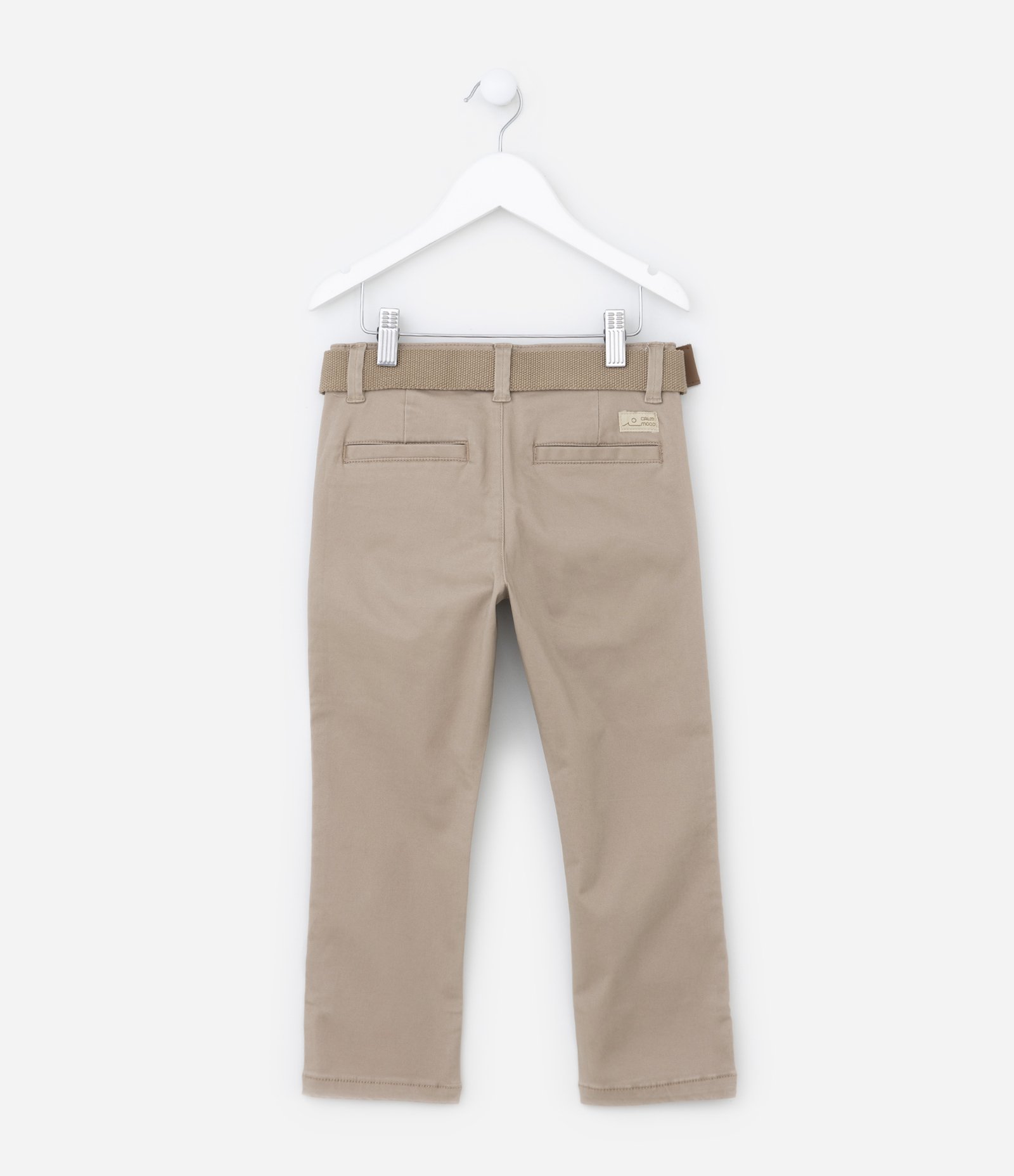 Calça Infantil em Sarja com Cinto - Tam 5 a 14 Anos 3
