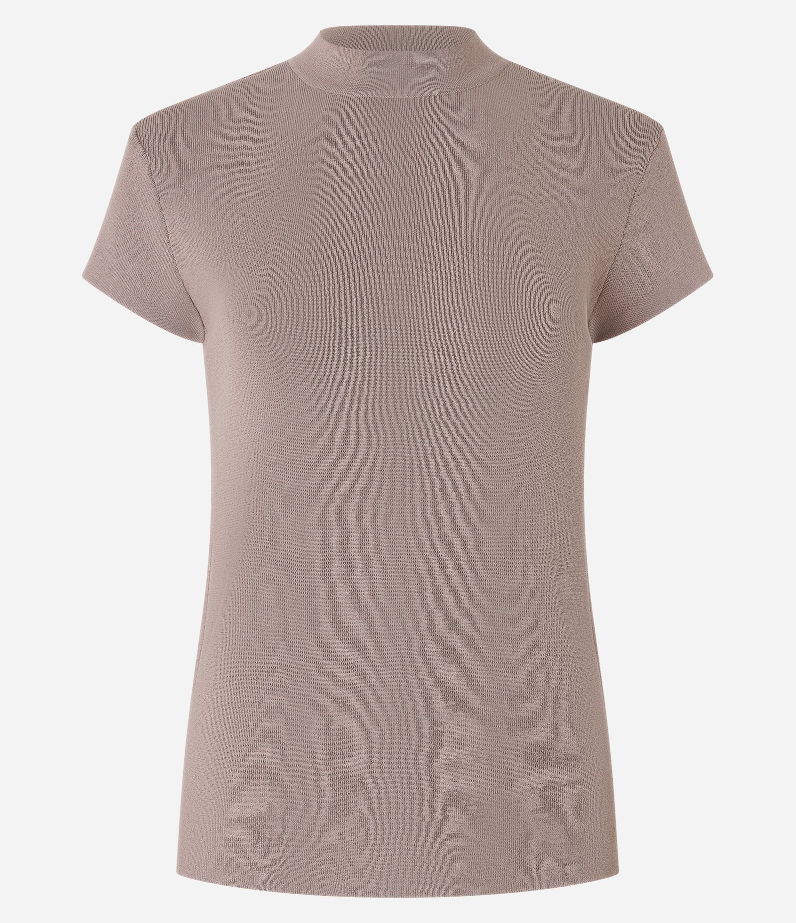 Blusa Canelada em Ribana com Gola Altinha Marrom 5