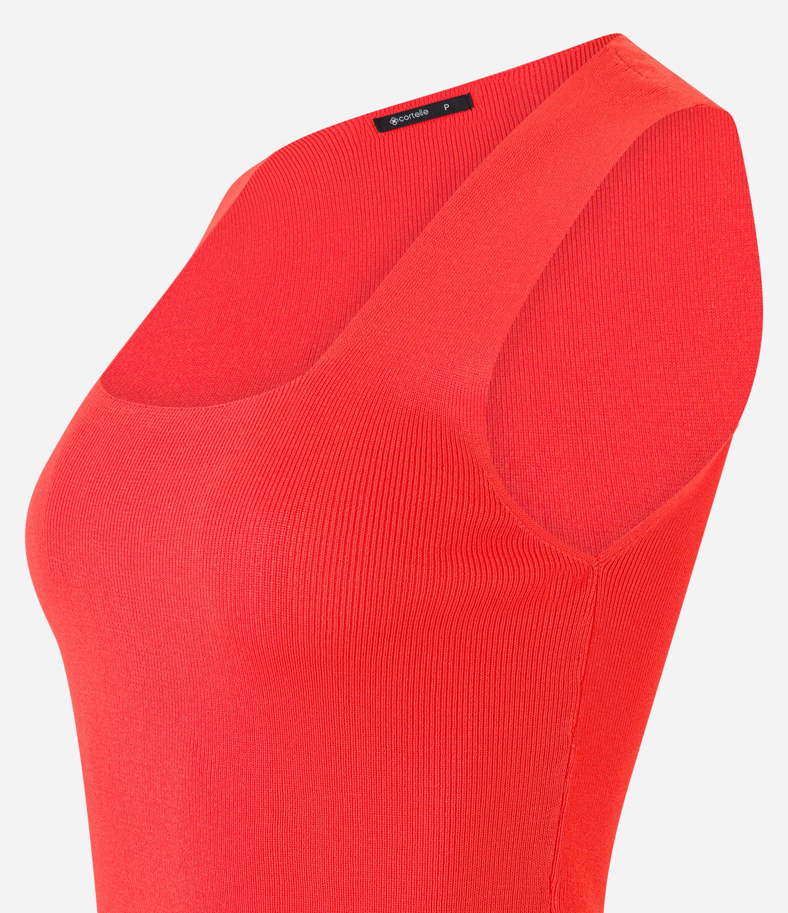 Blusa em Tricô com Decote Quadrado 7