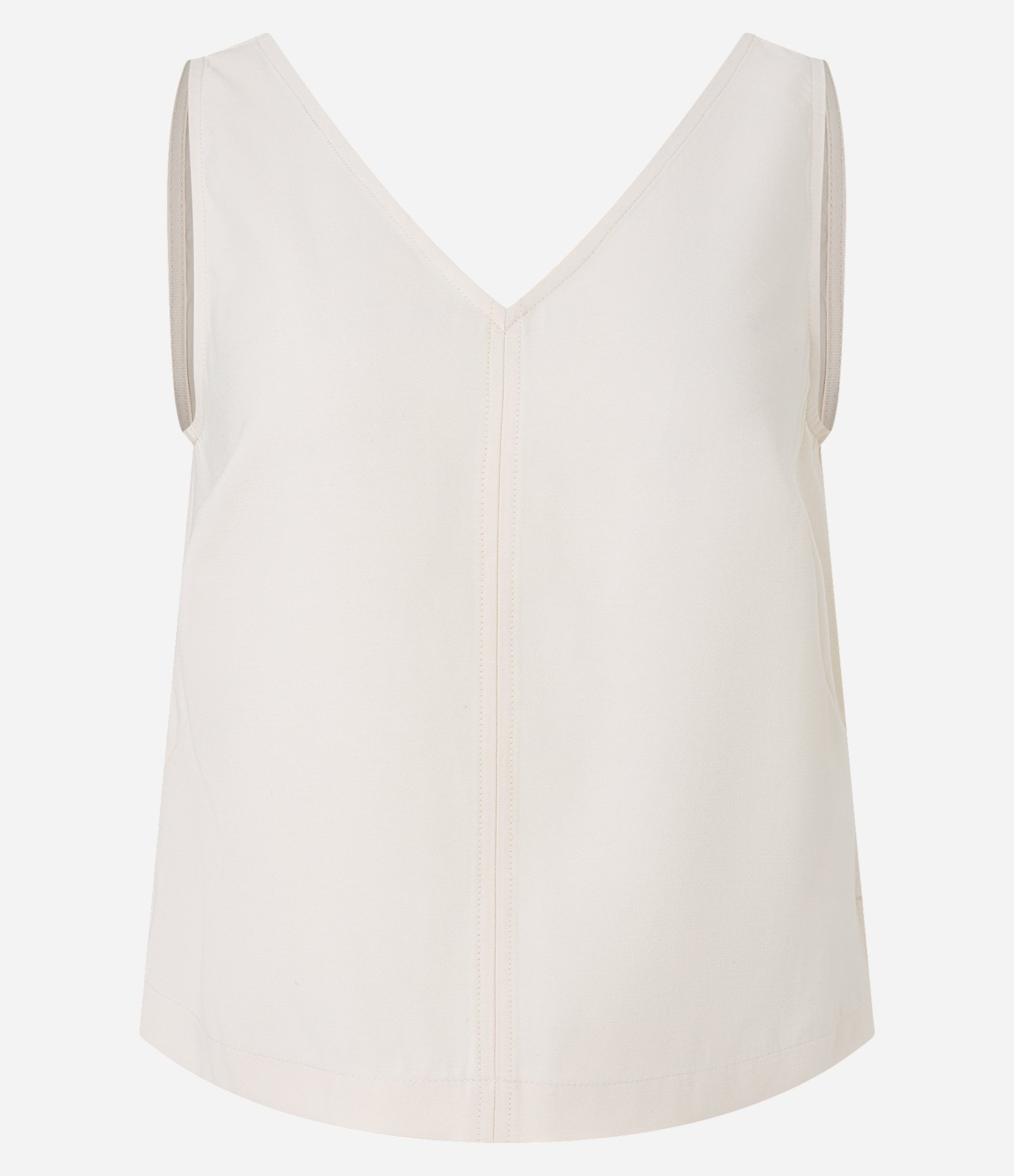 Blusa em Viscose com Decote V e Efeito Sarjado 5