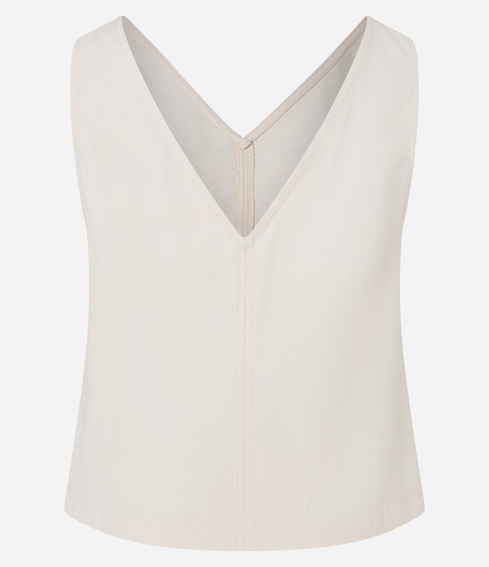 Blusa em Viscose com Decote V e Efeito Sarjado 6