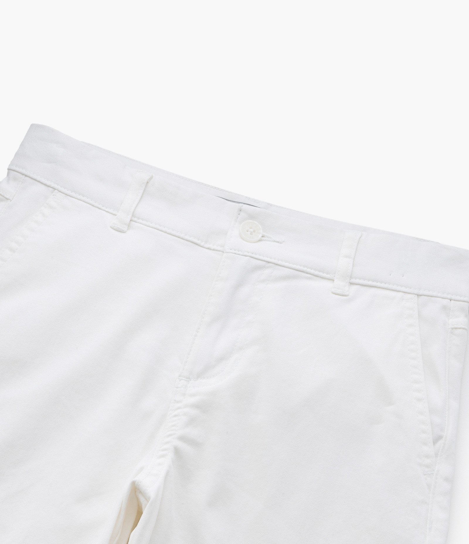 Bermuda Infantil em Sarja com Barra Dobrada - Tam 5 a 14 anos Off White 5