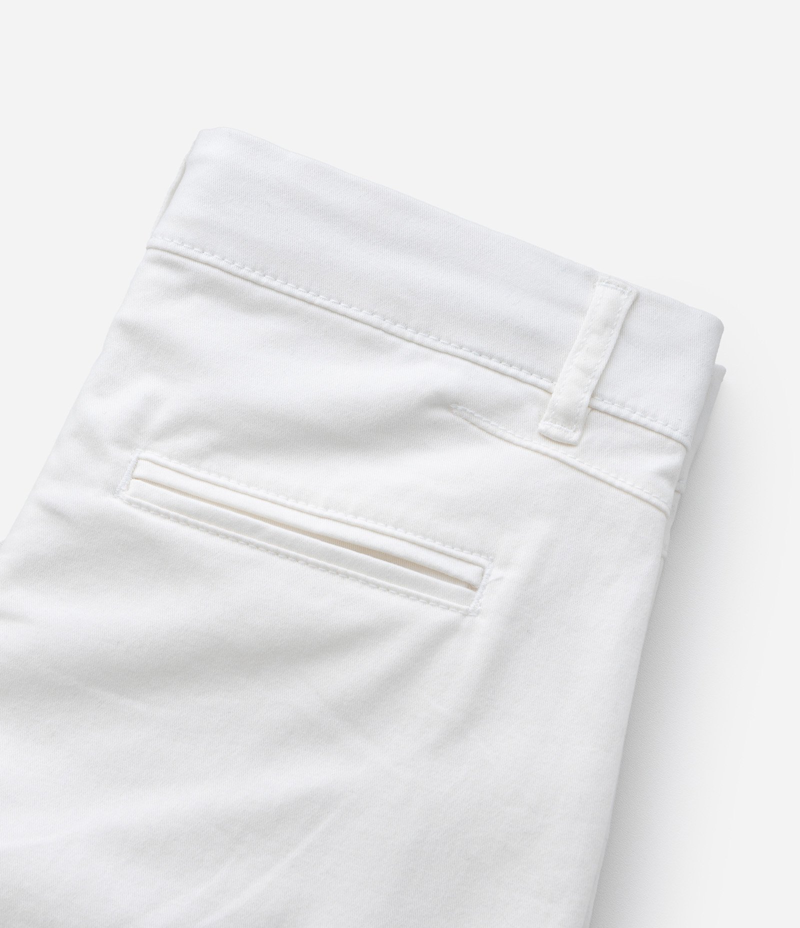 Bermuda Infantil em Sarja com Barra Dobrada - Tam 5 a 14 anos Off White 6