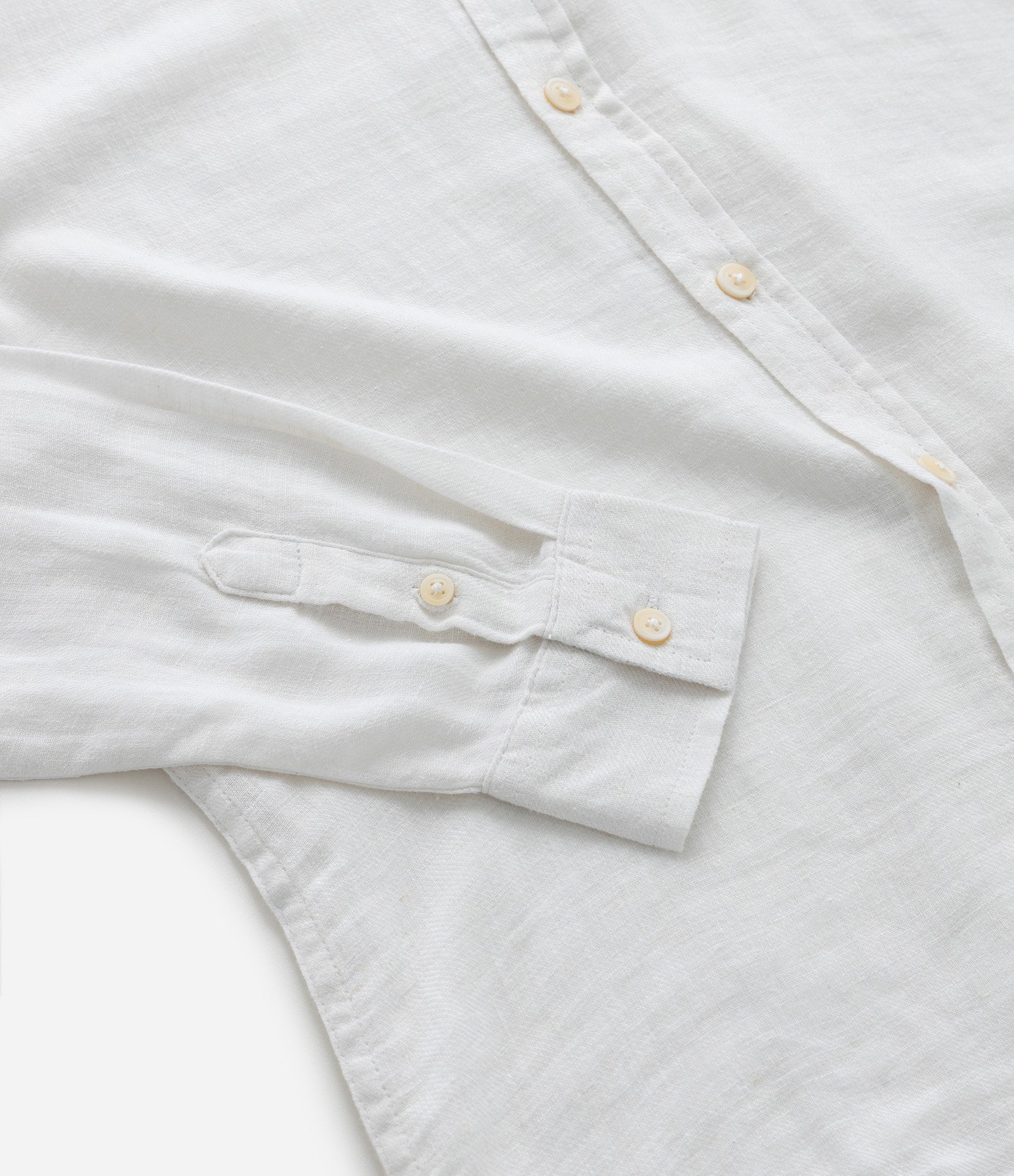 Camisa Infantil em Linho com Bolsinho - Tam 5 a 14 Anos Branco Neve 4