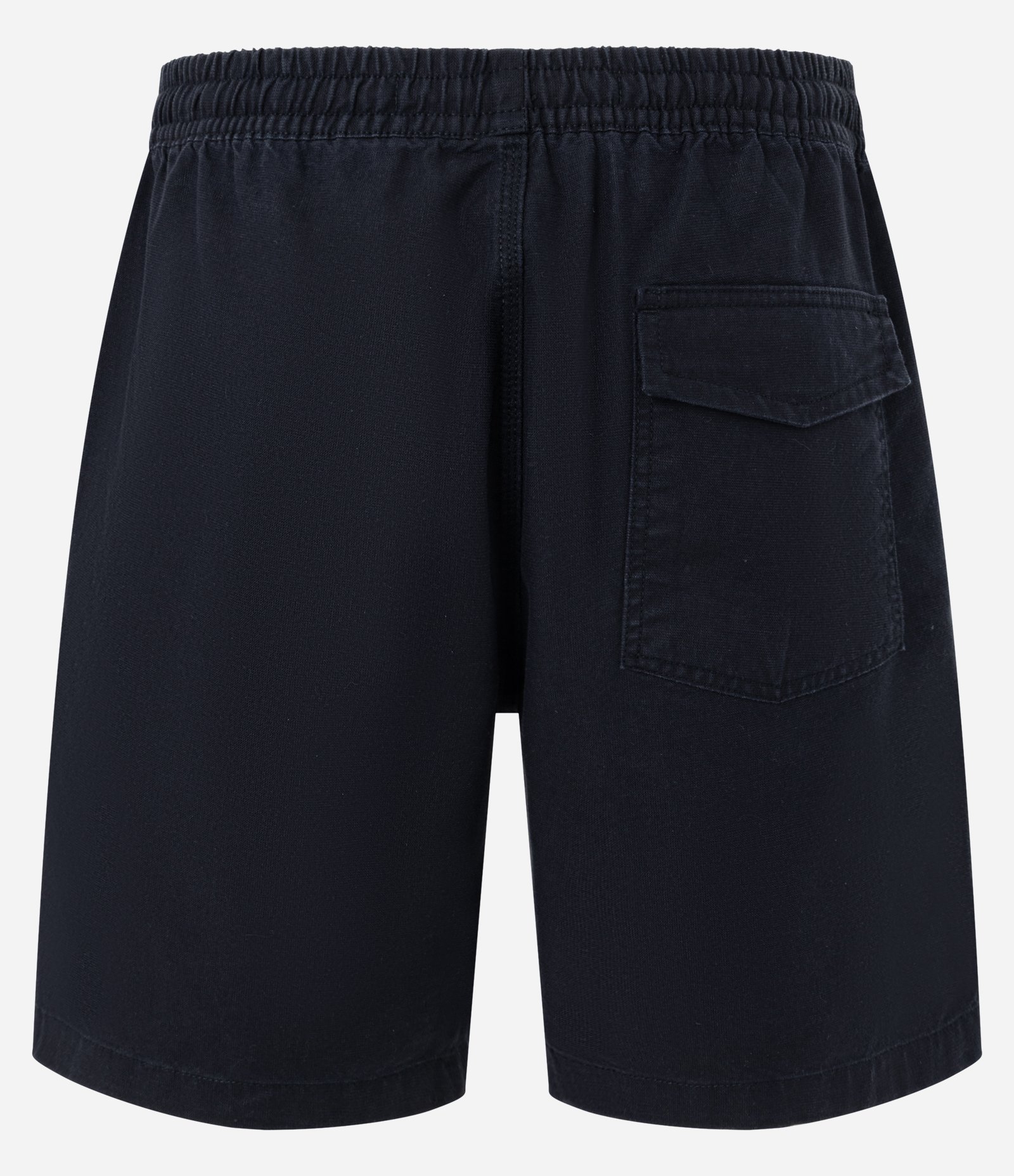 Bermuda Texturizada com Cós Elástico e Cordão para Ajuste Preto 2