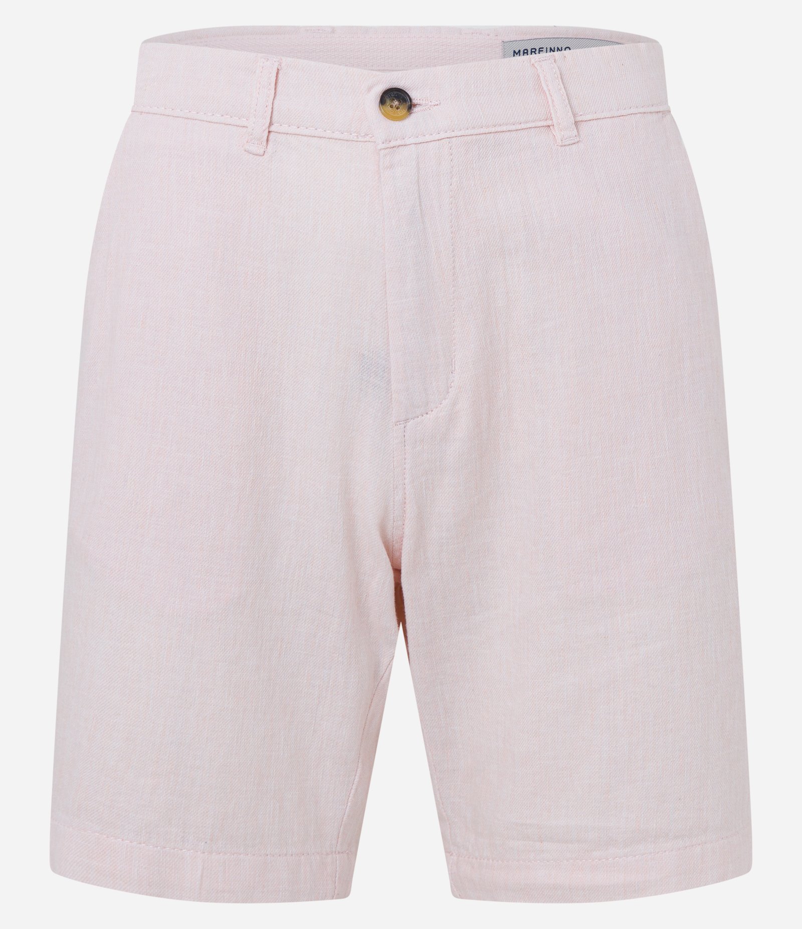 Bermuda Slim Texturizada em Linho com Algodão Rosa Claro 5