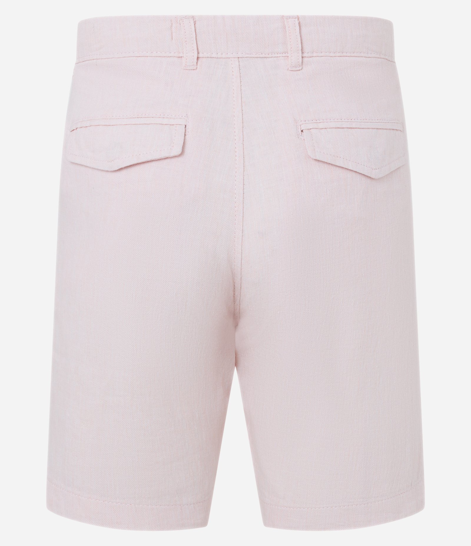 Bermuda Slim Texturizada em Linho com Algodão Rosa Claro 6